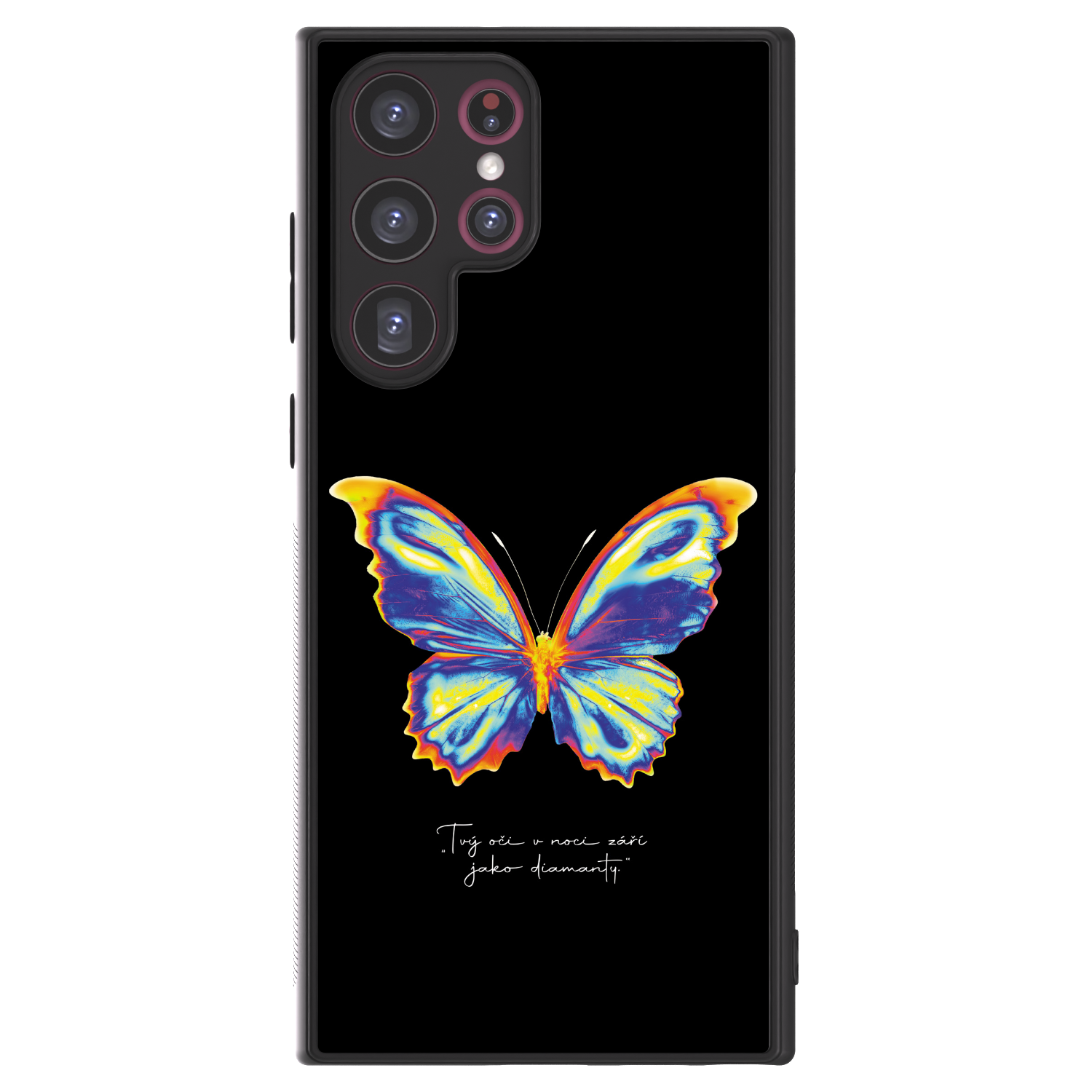 Picasee ULTIMATE CASE PowerShare Samsung Galaxy S22 Ultra 5G - készülékre - Diamanty Black