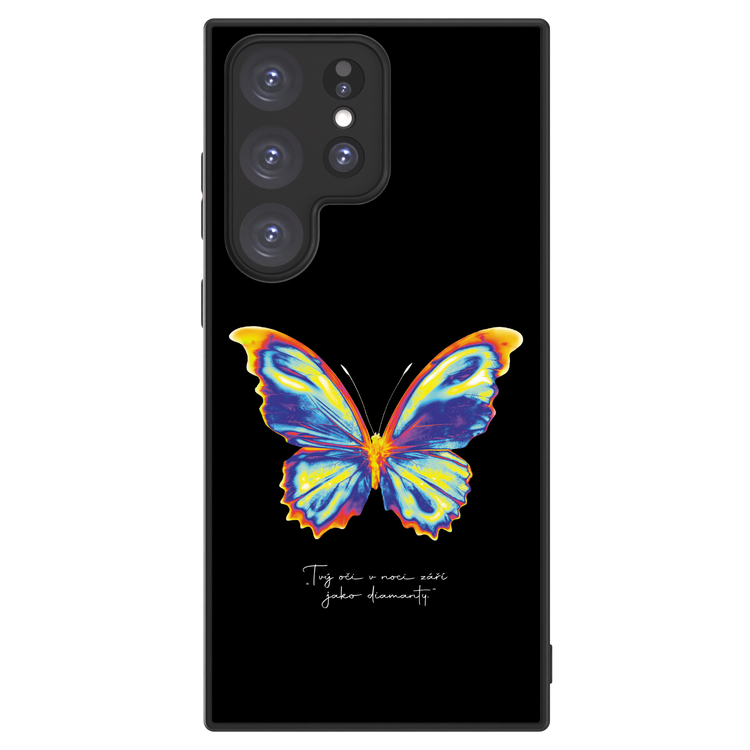Picasee ULTIMATE CASE PowerShare Samsung Galaxy S23 Ultra 5G - készülékre - Diamanty Black