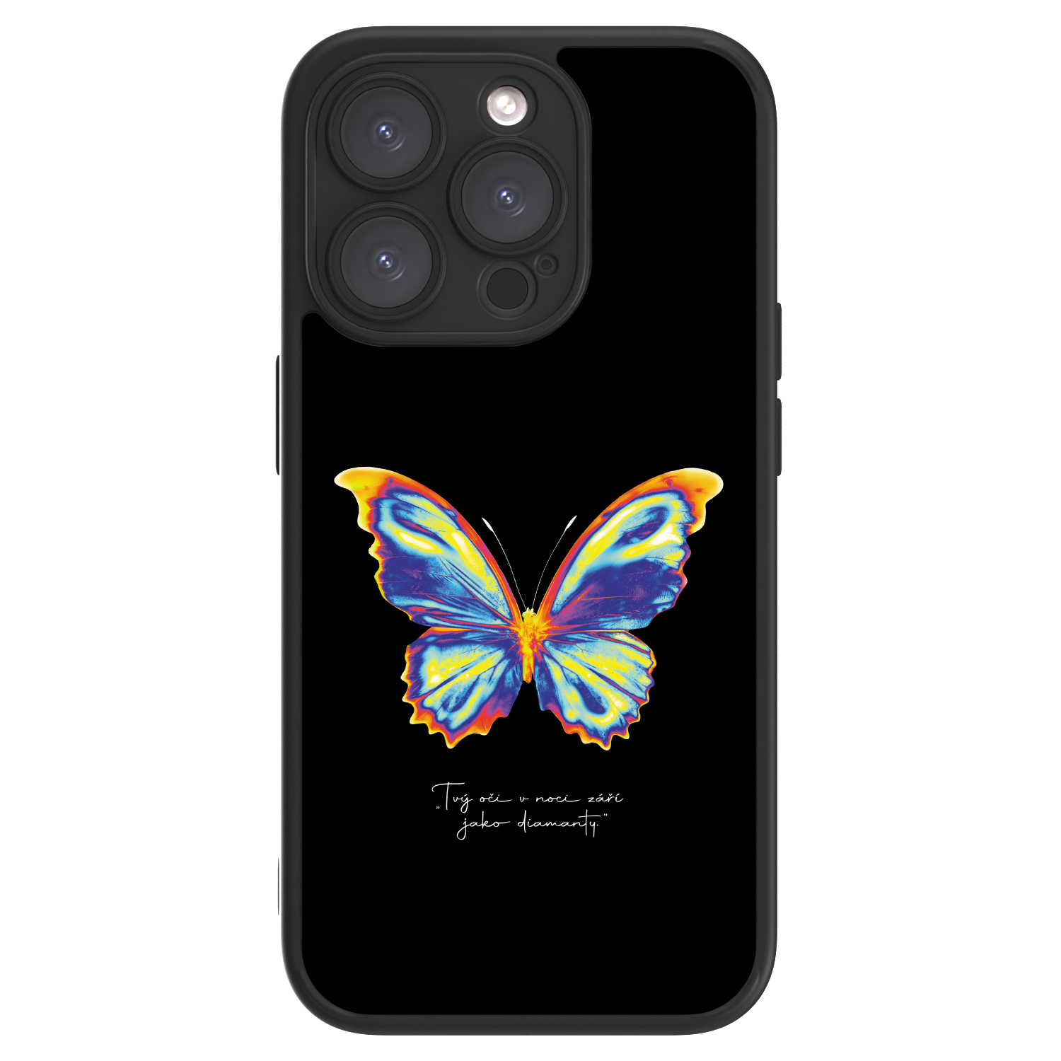 Picasee ULTIMATE CASE Apple iPhone 15 Pro - készülékre - Diamanty Black