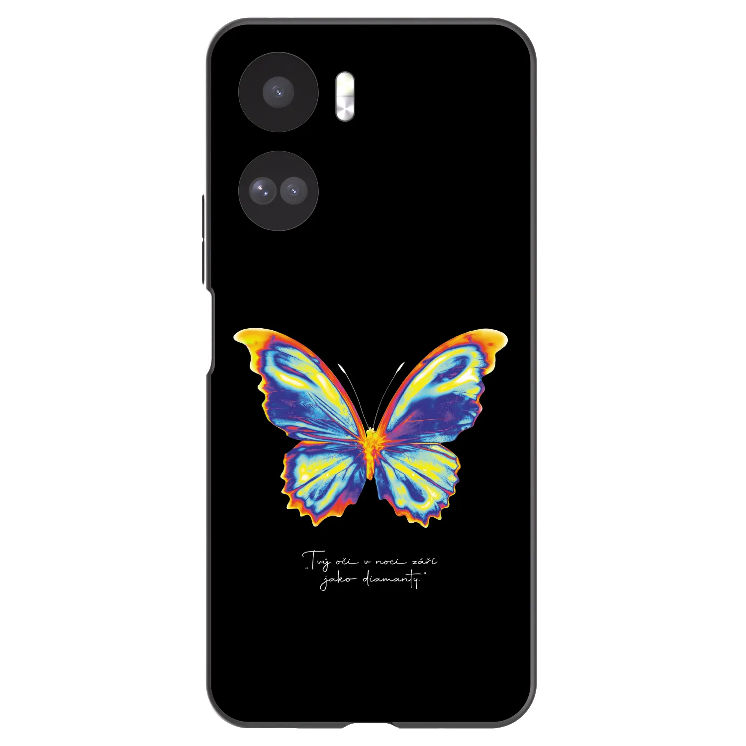 Picasee fekete szilikon tok az alábbi mobiltelefonokra Honor 90 Lite 5G - Diamanty Black
