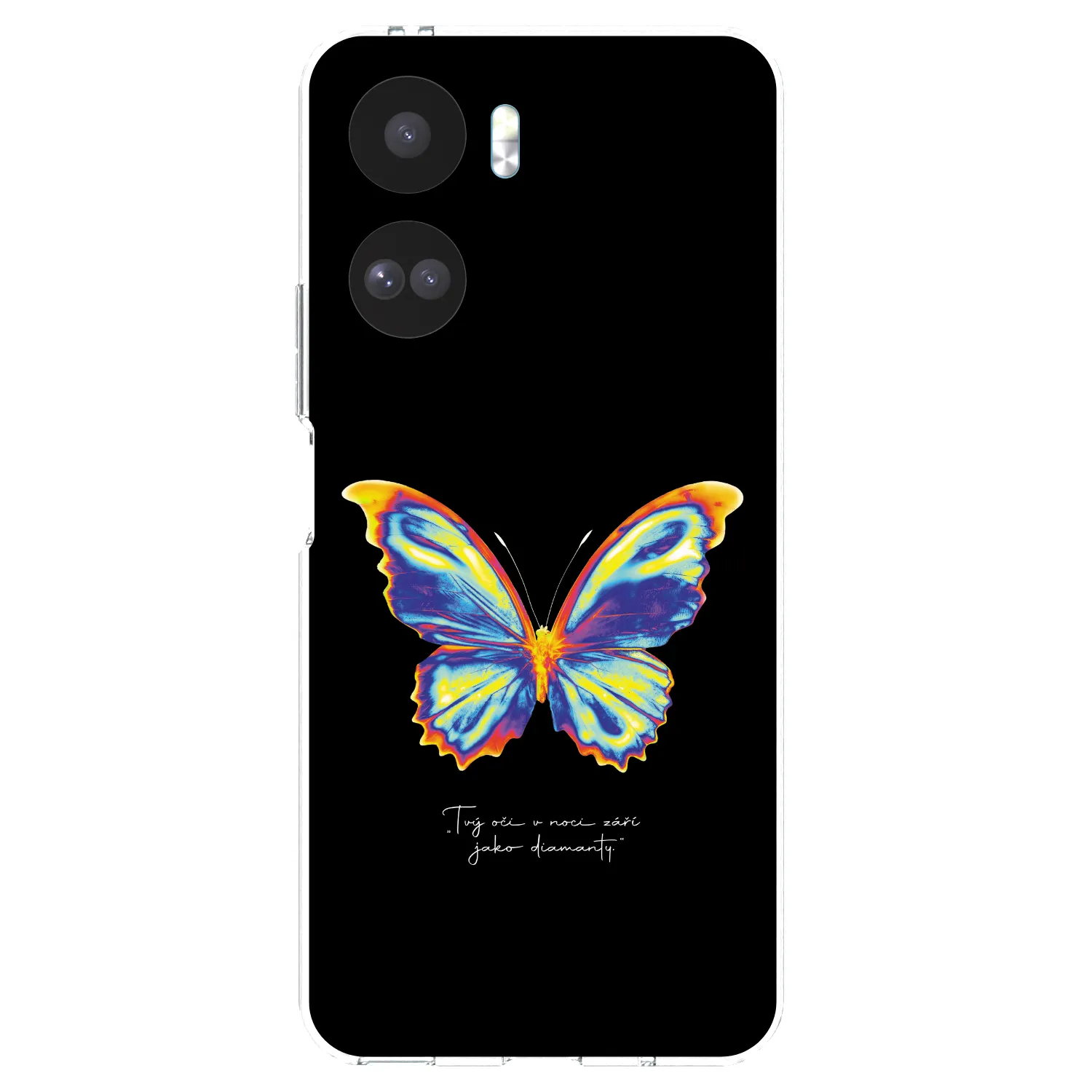 Picasee átlátszó szilikon tok az alábbi mobiltelefonokra Honor 90 Lite 5G - Diamanty Black
