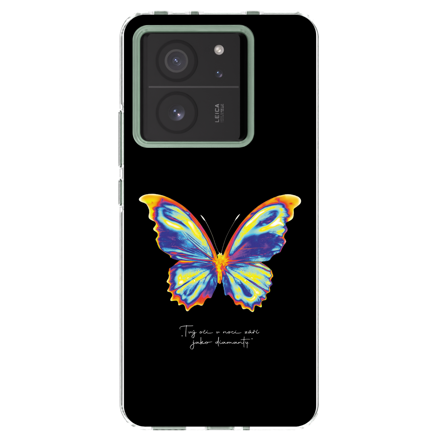 Picasee átlátszó szilikon tok az alábbi mobiltelefonokra Xiaomi 13T Pro - Diamanty Black