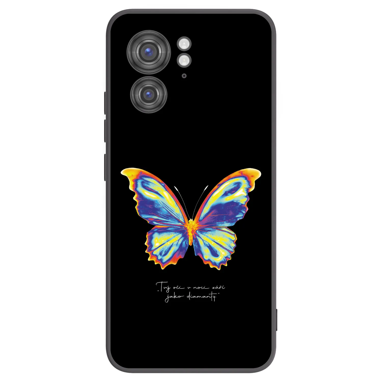 Picasee fekete szilikon tok az alábbi mobiltelefonokra Motorola Edge 40 - Diamanty Black