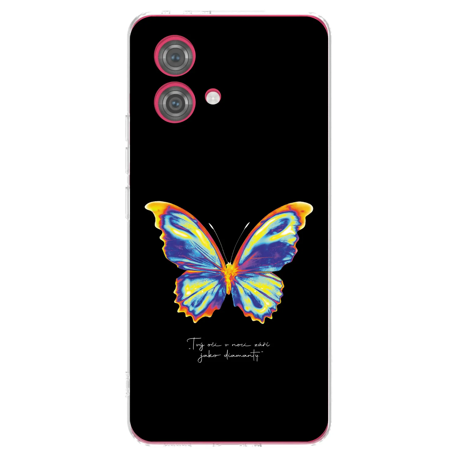 Picasee átlátszó szilikon tok az alábbi mobiltelefonokra Motorola Moto G84 5G - Diamanty Black