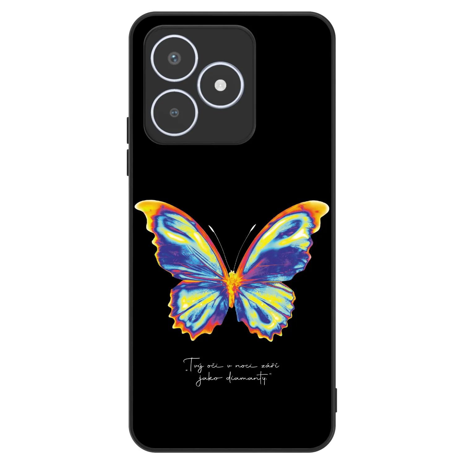 Picasee ULTIMATE CASE Realme C53 - készülékre - Diamanty Black