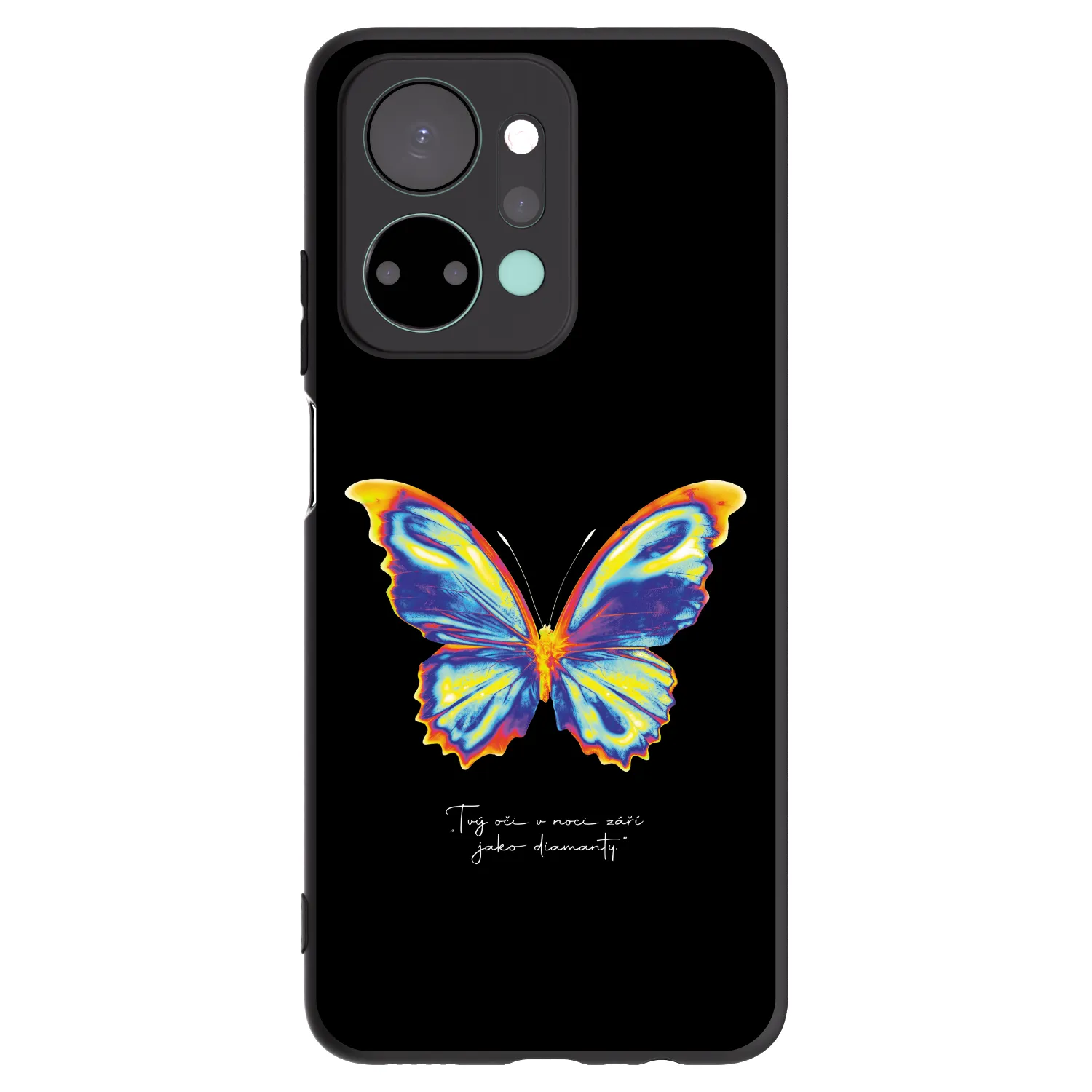 Picasee fekete szilikon tok az alábbi mobiltelefonokra Honor X7a - Diamanty Black