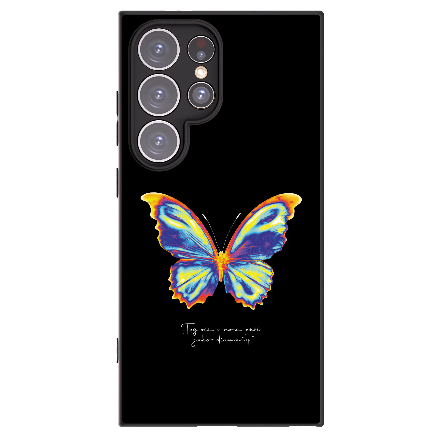 Picasee fekete szilikon tok az alábbi mobiltelefonokra Samsung Galaxy S24 Ultra S928B 5G - Diamanty Black