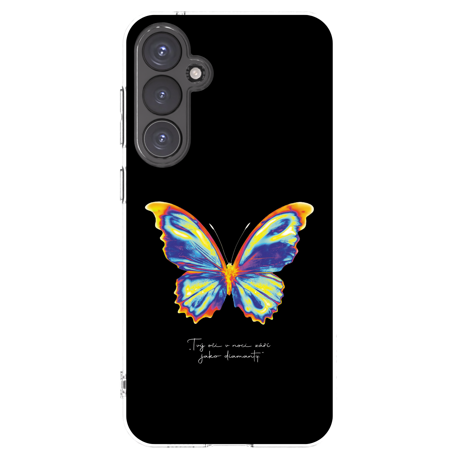 Picasee átlátszó szilikon tok az alábbi mobiltelefonokra Samsung Galaxy S23 FE S711B - Diamanty Black