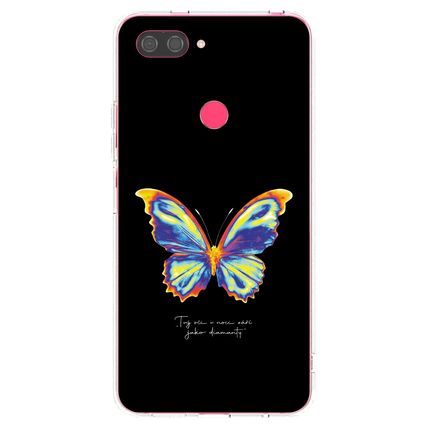 Picasee átlátszó szilikon tok az alábbi mobiltelefonokra Xiaomi Mi 8 Lite - Diamanty Black