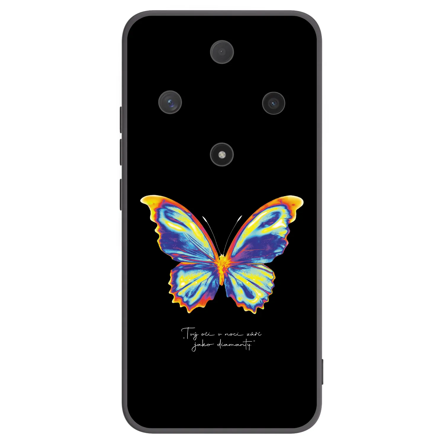 Picasee fekete szilikon tok az alábbi mobiltelefonokra Honor Magic6 Lite 5G - Diamanty Black