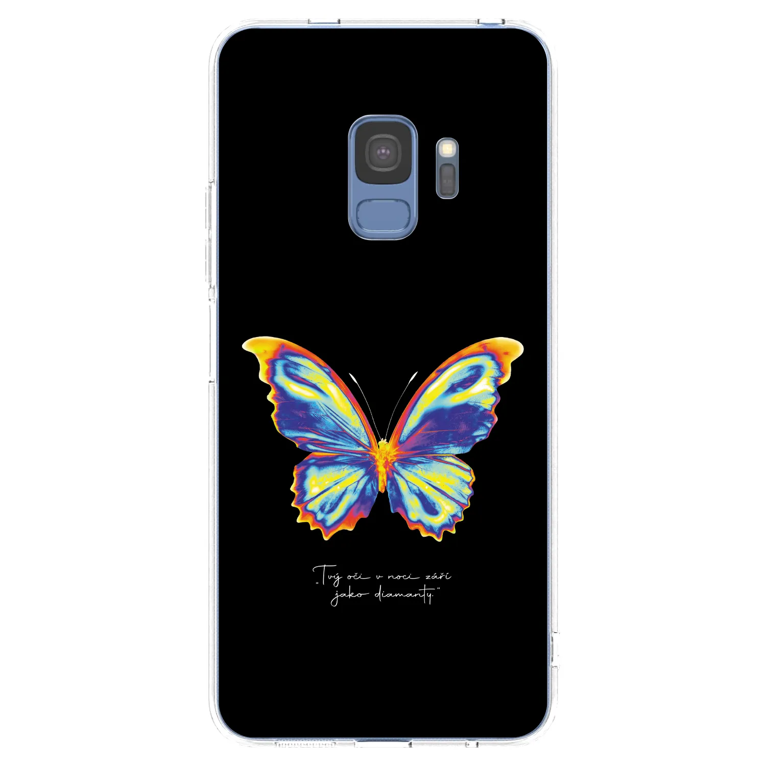 Picasee átlátszó szilikon tok az alábbi mobiltelefonokra Samsung Galaxy S9 G960F - Diamanty Black