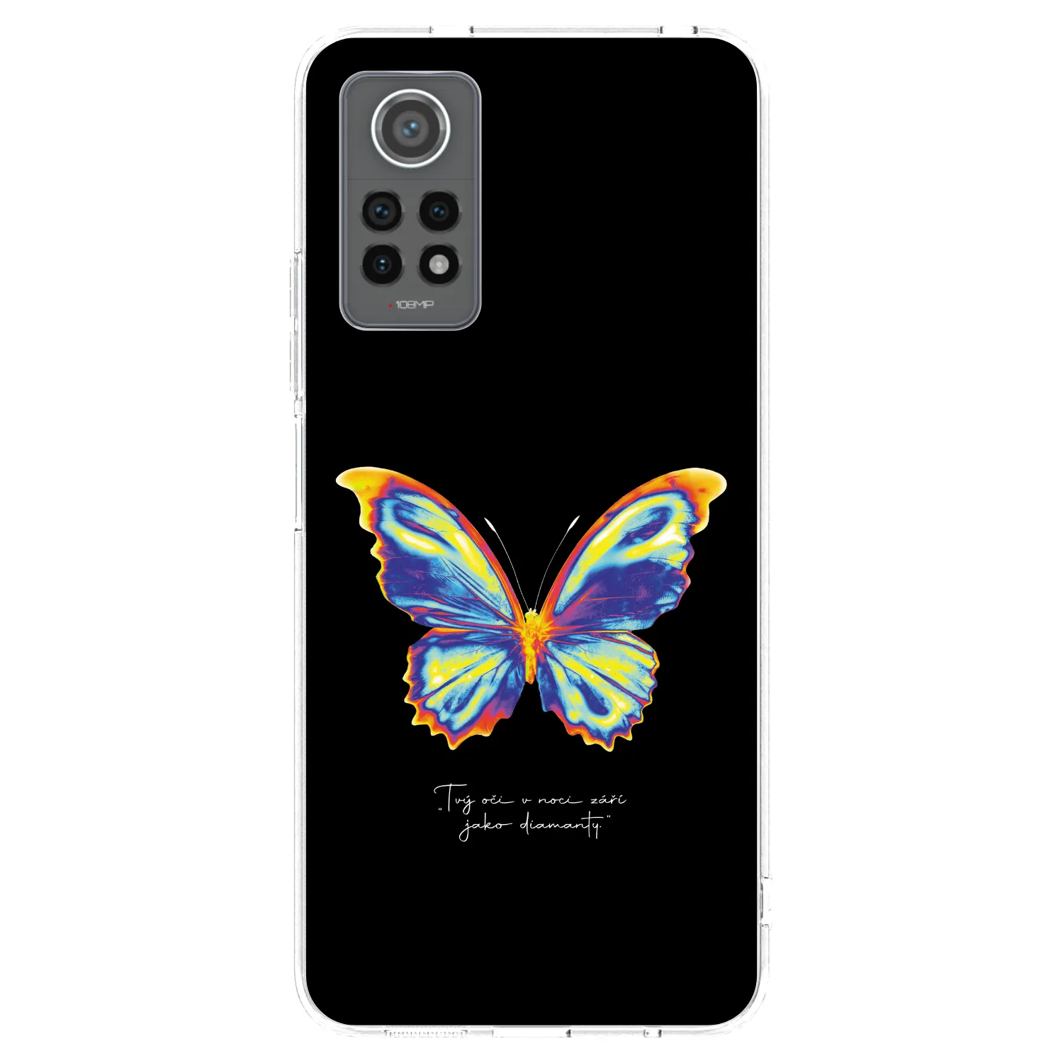 Picasee átlátszó szilikon tok az alábbi mobiltelefonokra Xiaomi Redmi Note 12 Pro 4G - Diamanty Black