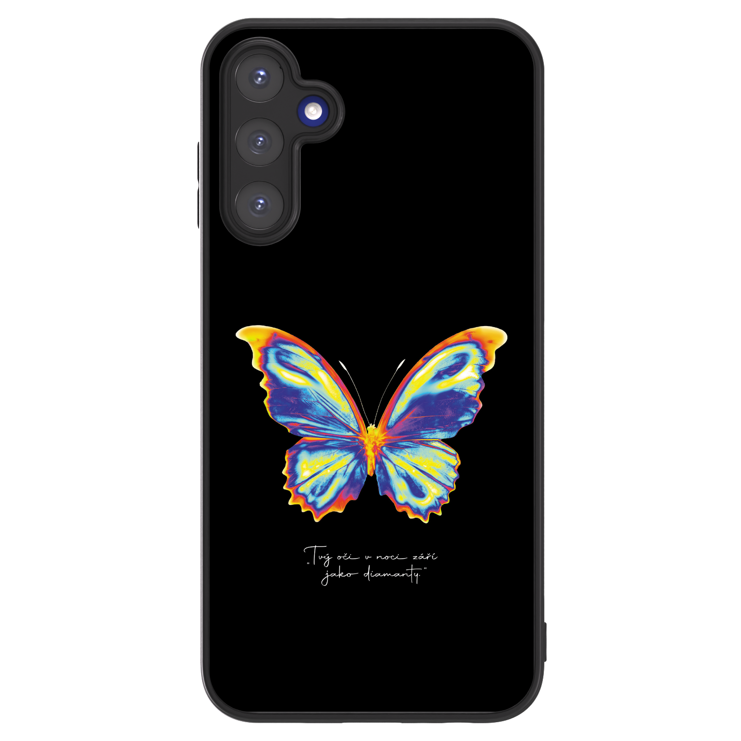 Picasee ULTIMATE CASE Samsung Galaxy A15 A155F 4G - készülékre - Diamanty Black