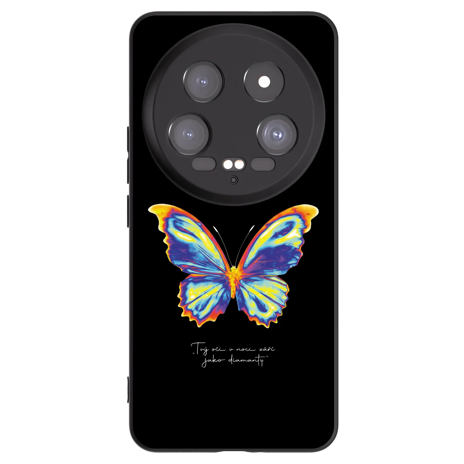 Picasee fekete szilikon tok az alábbi mobiltelefonokra Xiaomi 14 Ultra - Diamanty Black