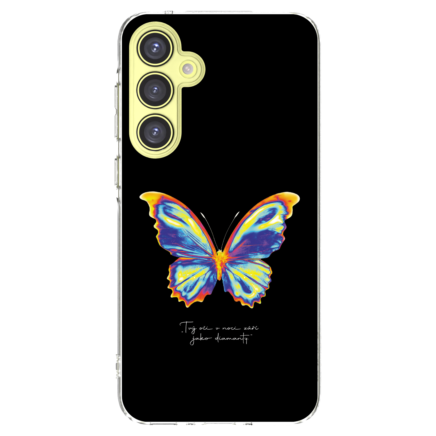 Picasee átlátszó szilikon tok az alábbi mobiltelefonokra Samsung Galaxy A35 5G A356B - Diamanty Black