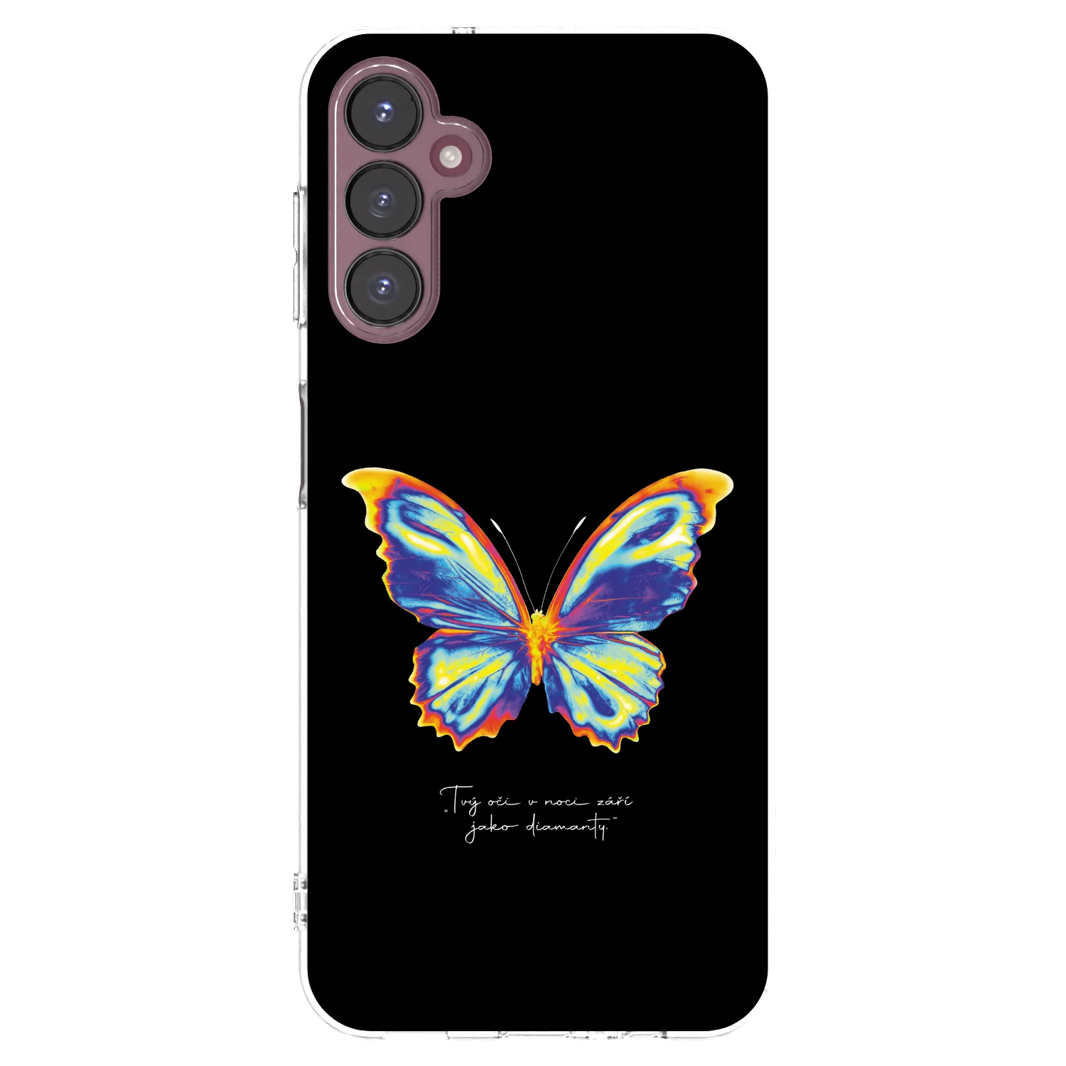 Picasee átlátszó szilikon tok az alábbi mobiltelefonokra Samsung Galaxy A05s A057G - Diamanty Black