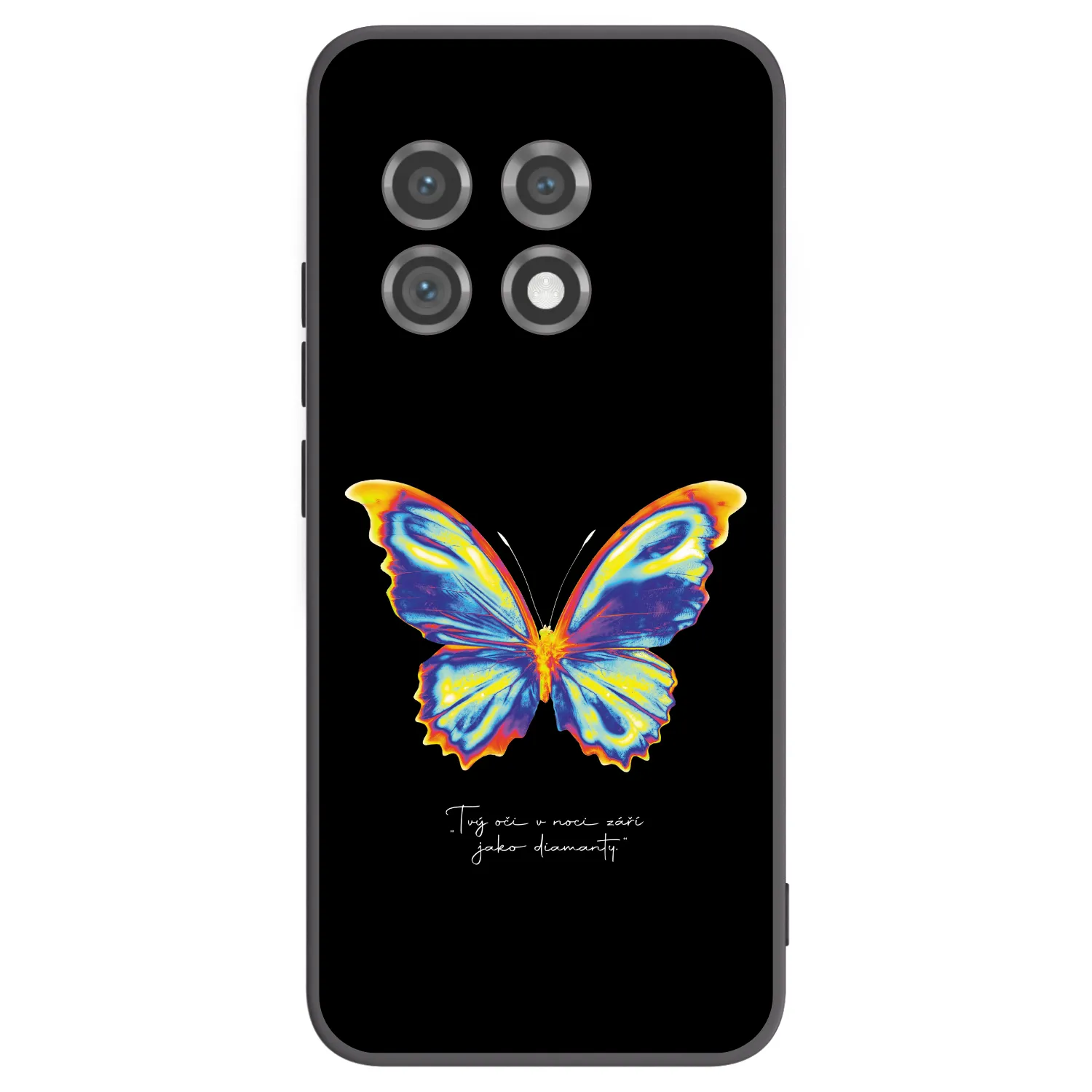 Picasee fekete szilikon tok az alábbi mobiltelefonokra OnePlus 11 5G - Diamanty Black