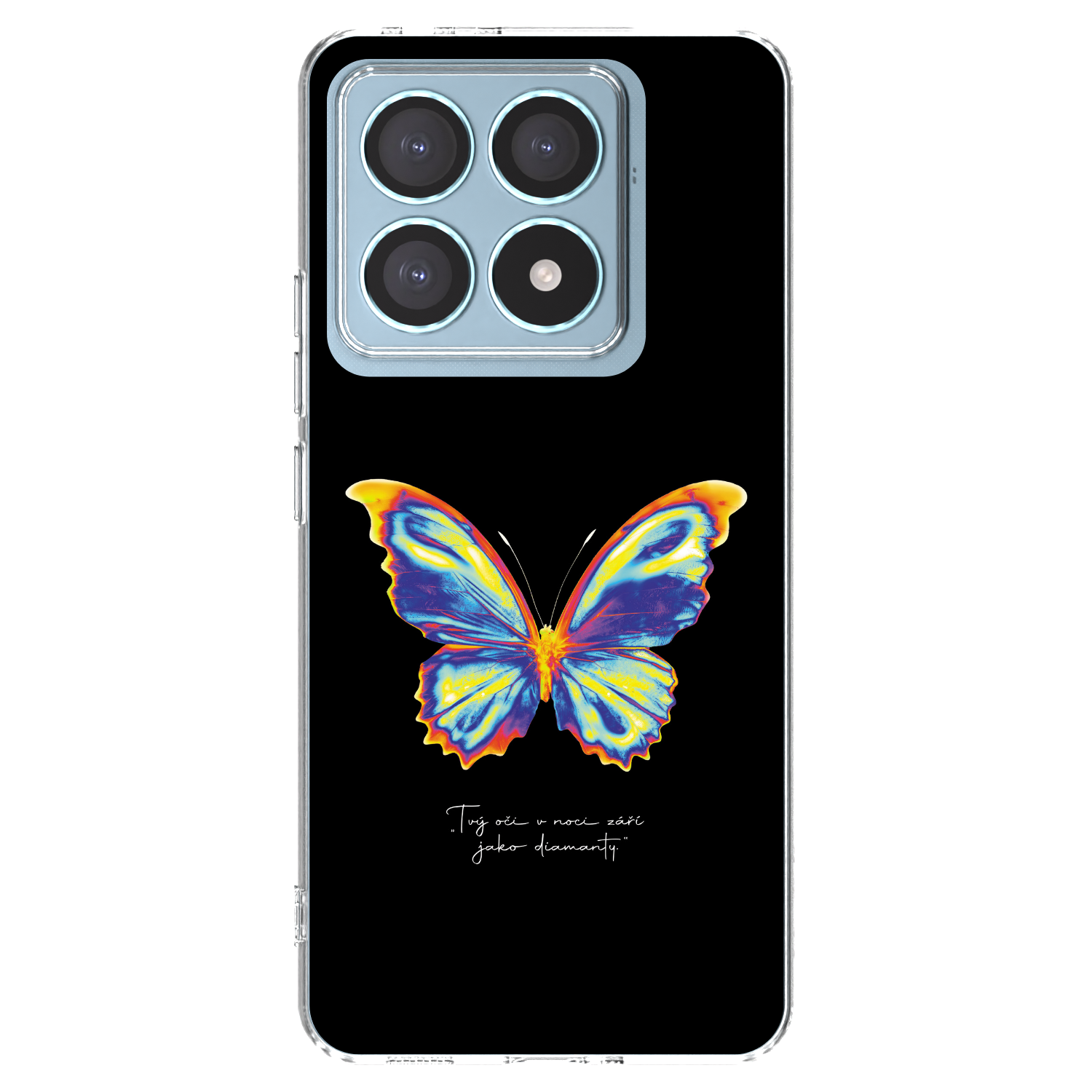 Picasee átlátszó szilikon tok az alábbi mobiltelefonokra Xiaomi 14T Pro - Diamanty Black