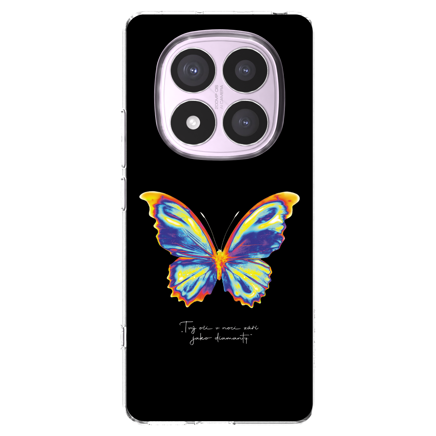 Picasee átlátszó szilikon tok az alábbi mobiltelefonokra Xiaomi Redmi Note 14 Pro 4G - Diamanty Black