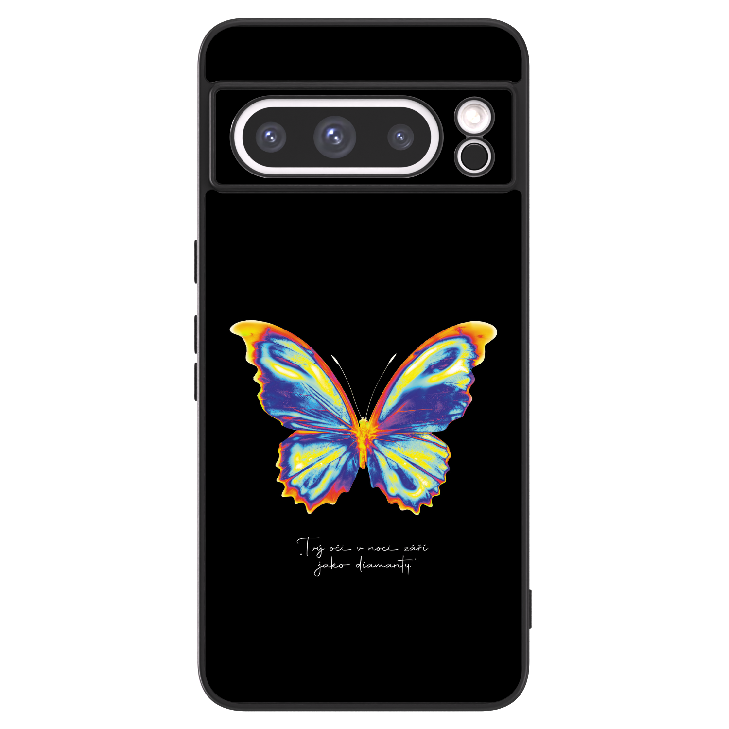Picasee ULTIMATE CASE Google Pixel 8 Pro - készülékre - Diamanty Black