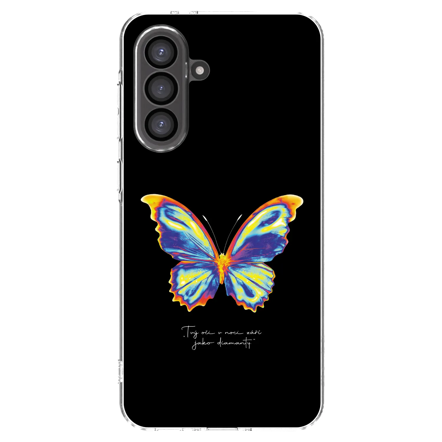 Picasee átlátszó szilikon tok az alábbi mobiltelefonokra Samsung Galaxy A56 5G A566B - Diamanty Black