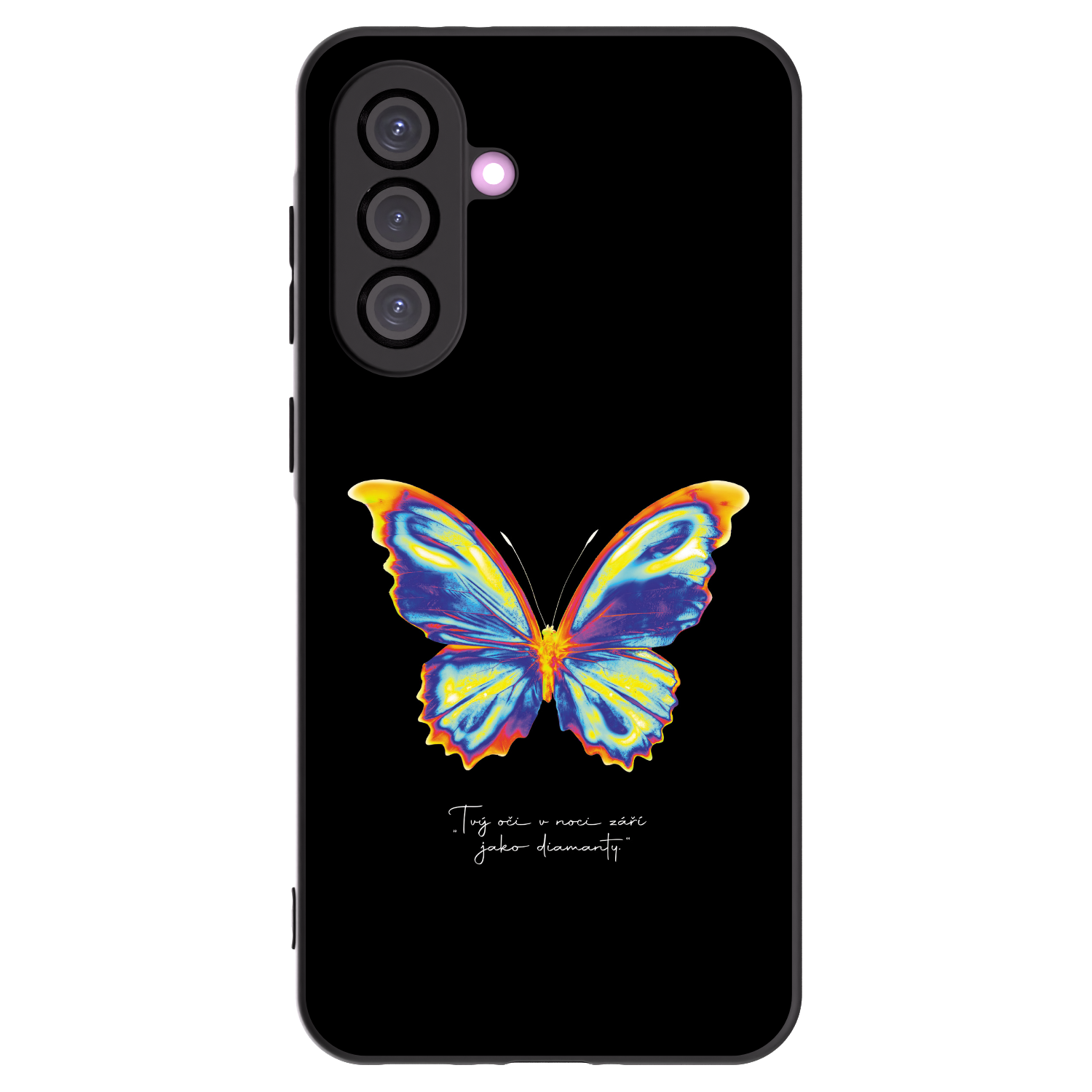 Picasee fekete szilikon tok az alábbi mobiltelefonokra Samsung Galaxy A36 5G - Diamanty Black