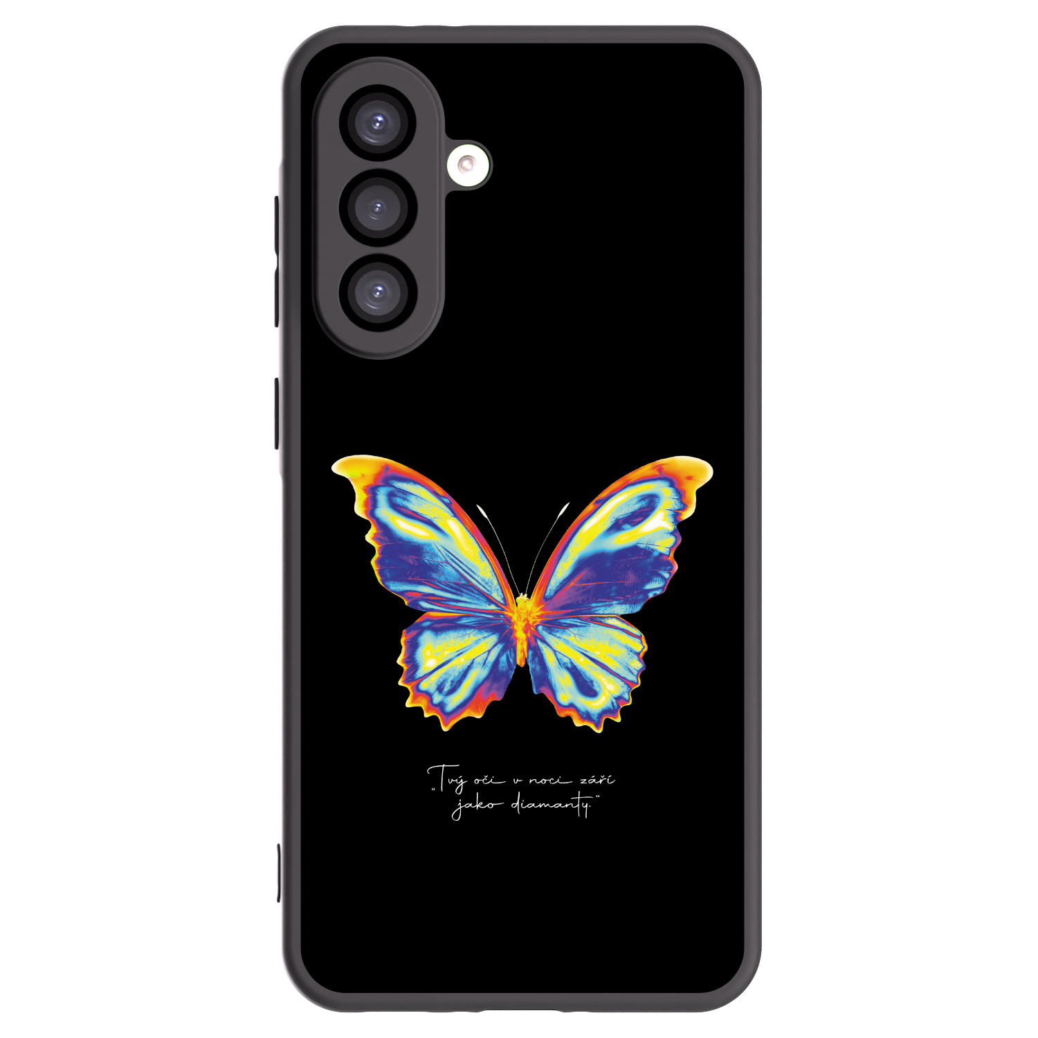 Picasee fekete szilikon tok az alábbi mobiltelefonokra Samsung Galaxy A26 5G A266B - Diamanty Black