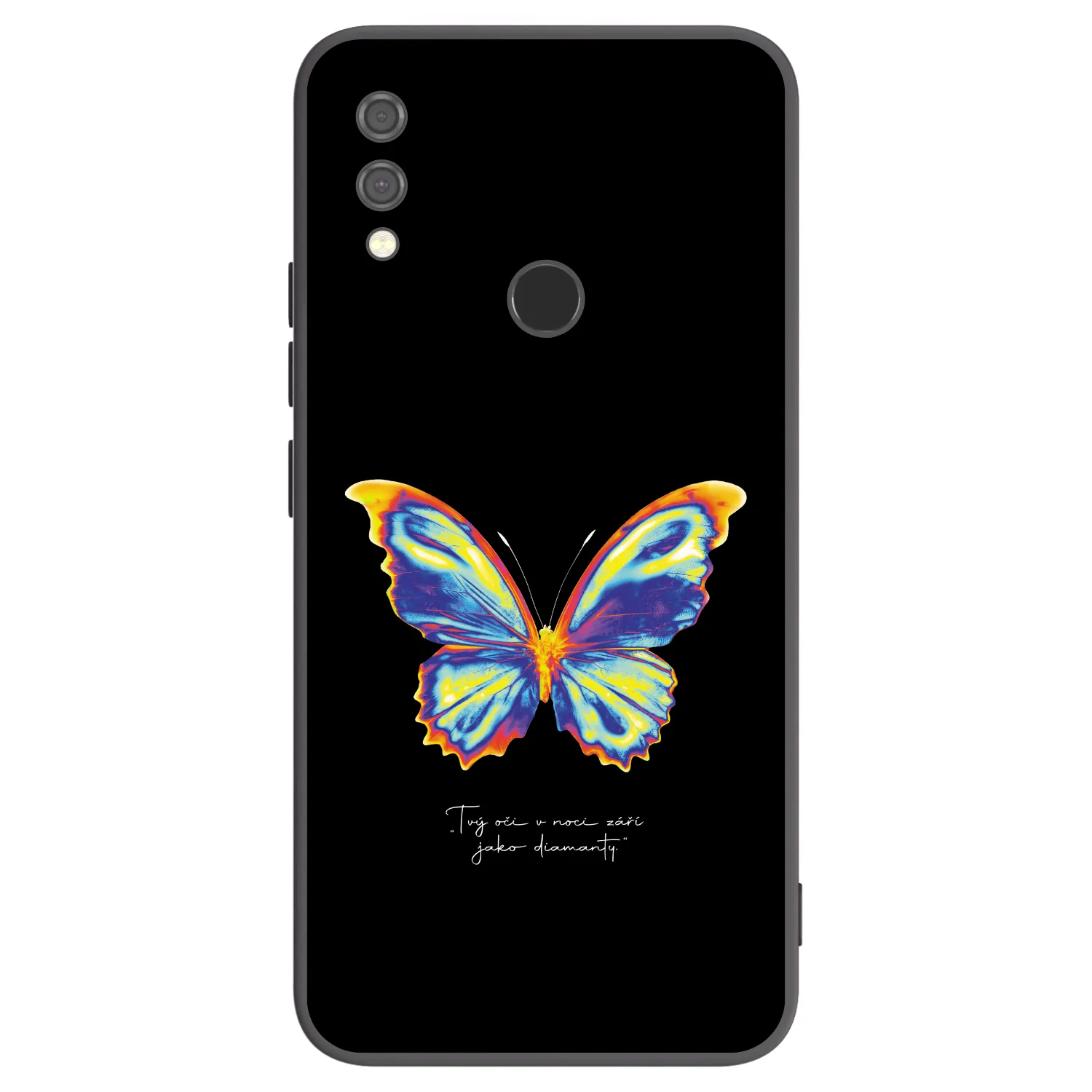 Picasee fekete szilikon tok az alábbi mobiltelefonokra Xiaomi Redmi Note 7 - Diamanty Black