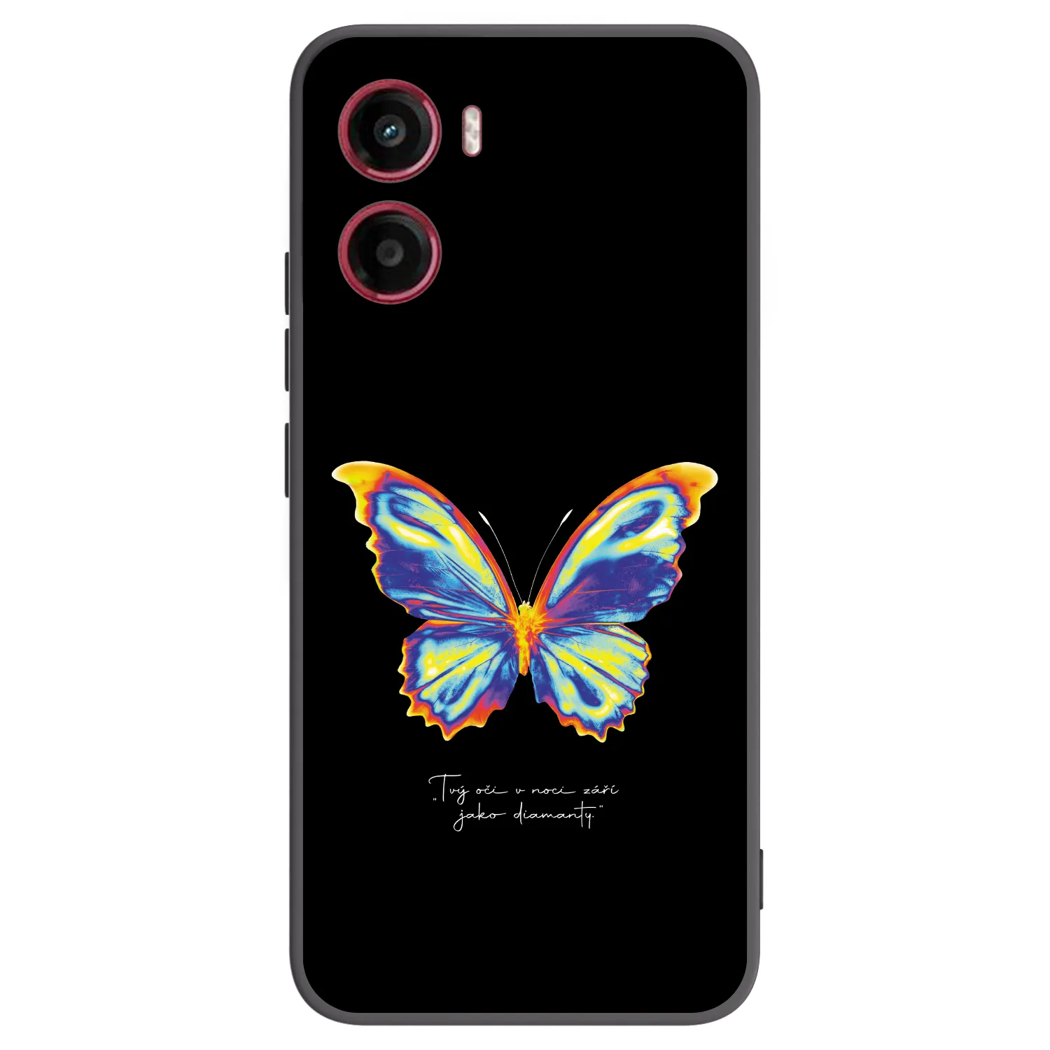 Picasee fekete szilikon tok az alábbi mobiltelefonokra Motorola Moto G05 - Diamanty Black