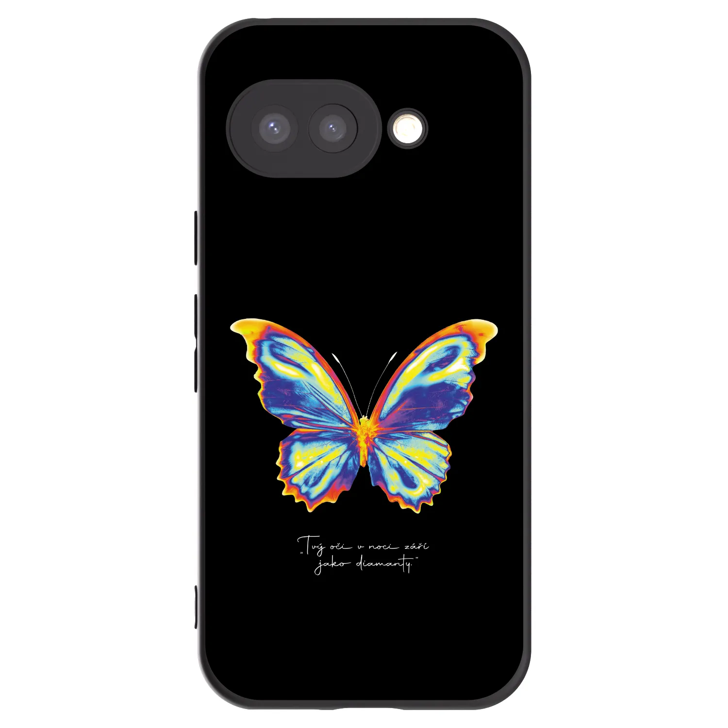 Picasee fekete szilikon tok az alábbi mobiltelefonokra Google Pixel 9a - Diamanty Black