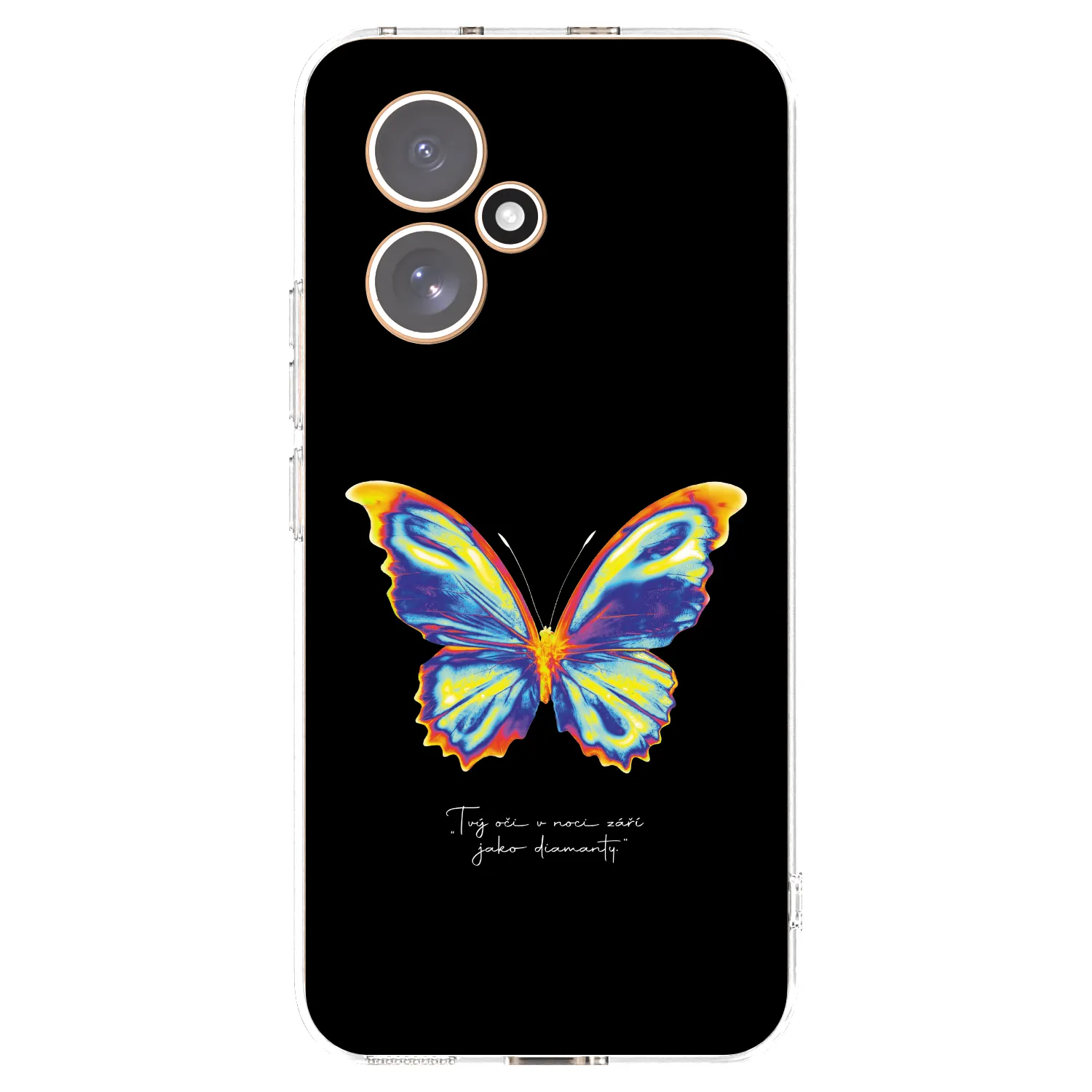 Picasee átlátszó szilikon tok az alábbi mobiltelefonokra Honor 400 5G - Diamanty Black