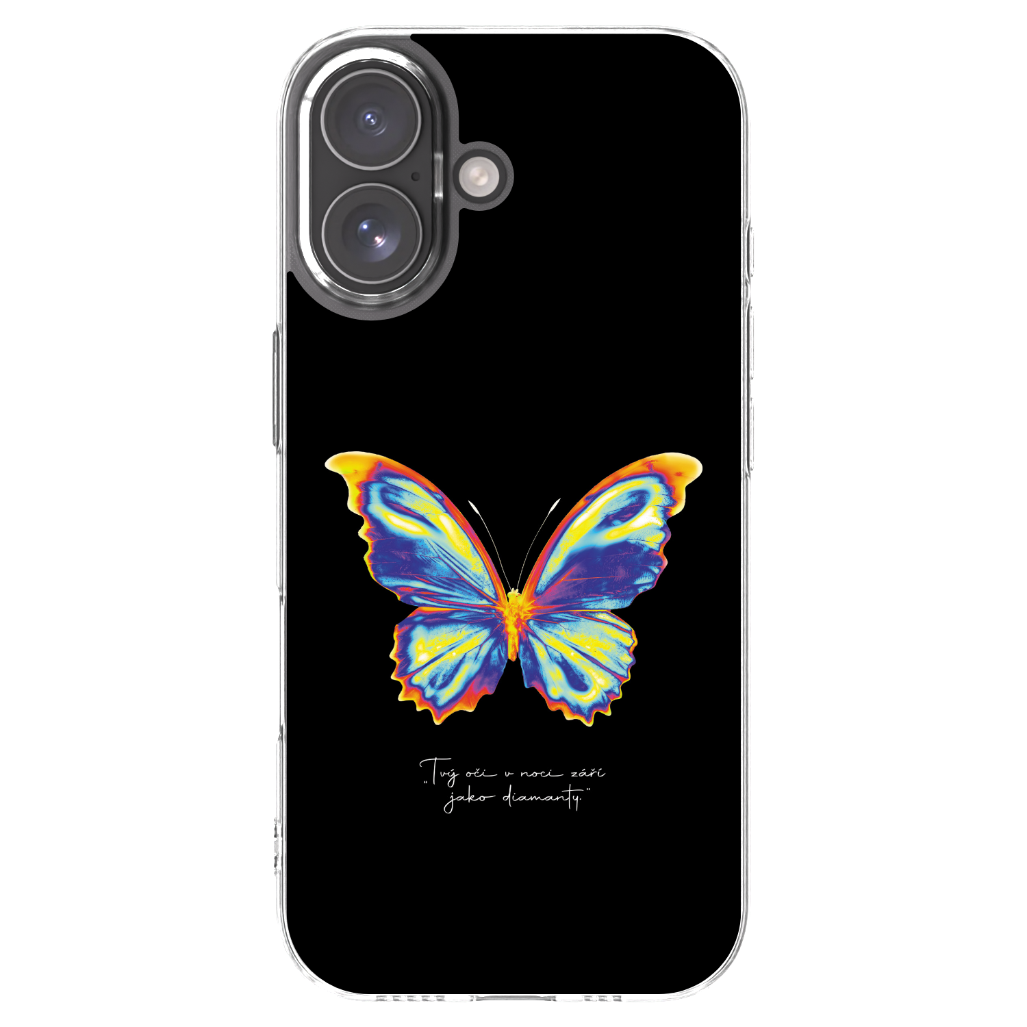 Picasee átlátszó szilikon tok az alábbi mobiltelefonokra Apple iPhone 17 - Diamanty Black