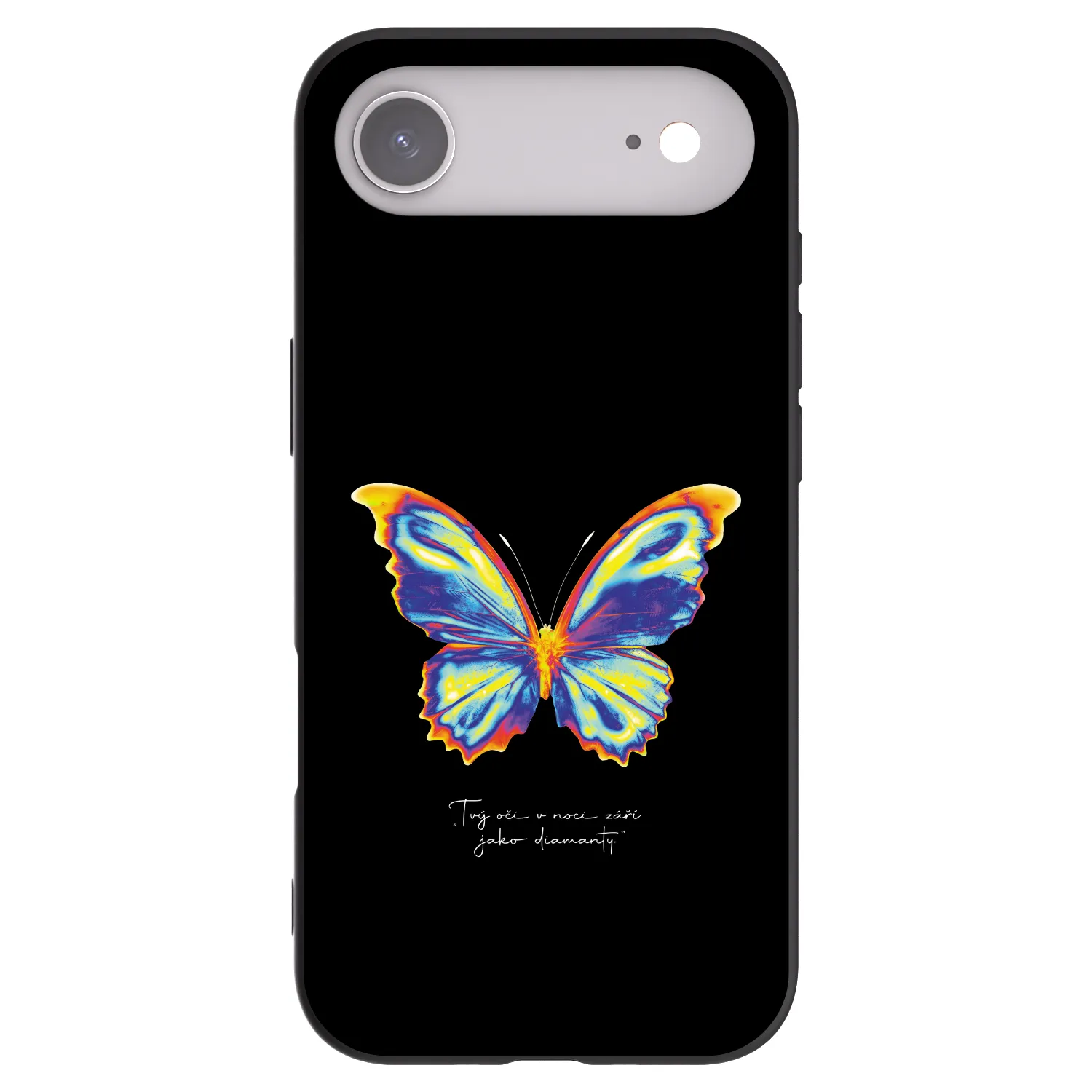 Picasee fekete szilikon tok az alábbi mobiltelefonokra Apple iPhone Air - Diamanty Black