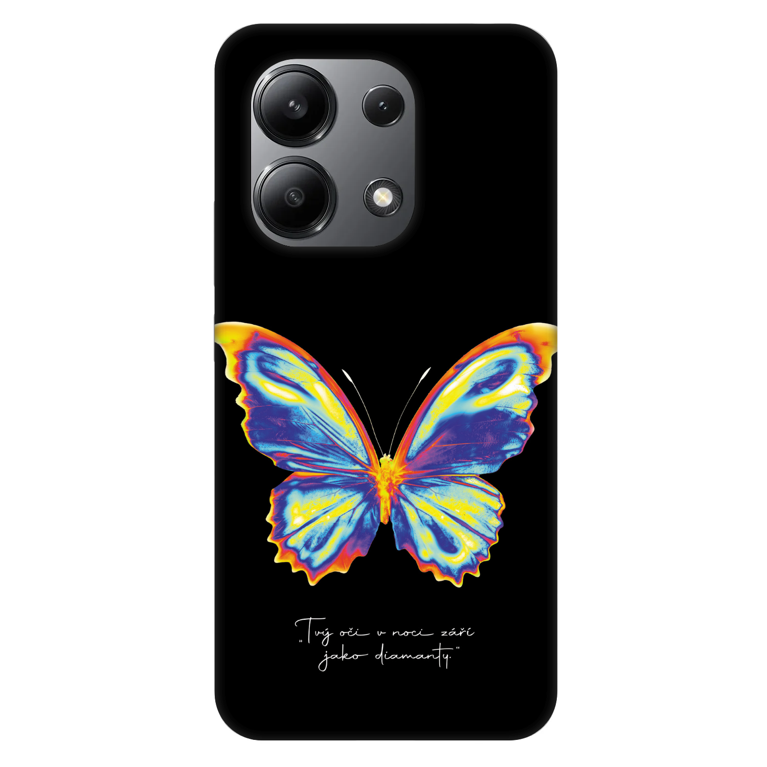 Picasee Fashion Case Xiaomi Redmi Note 13 4G - Diamanty Black