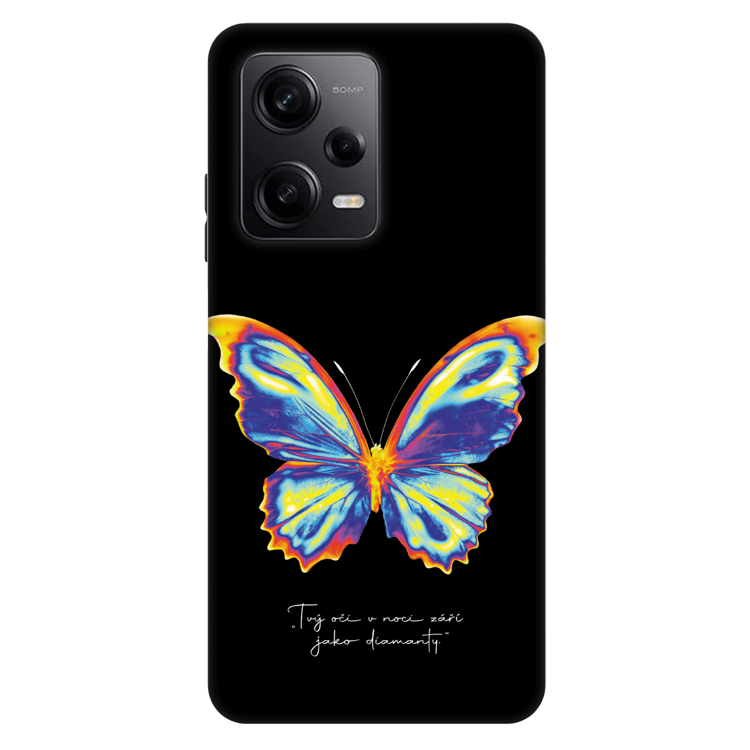 Picasee Fashion Case Xiaomi Redmi Note 12 Pro+ 5G - Diamanty Black