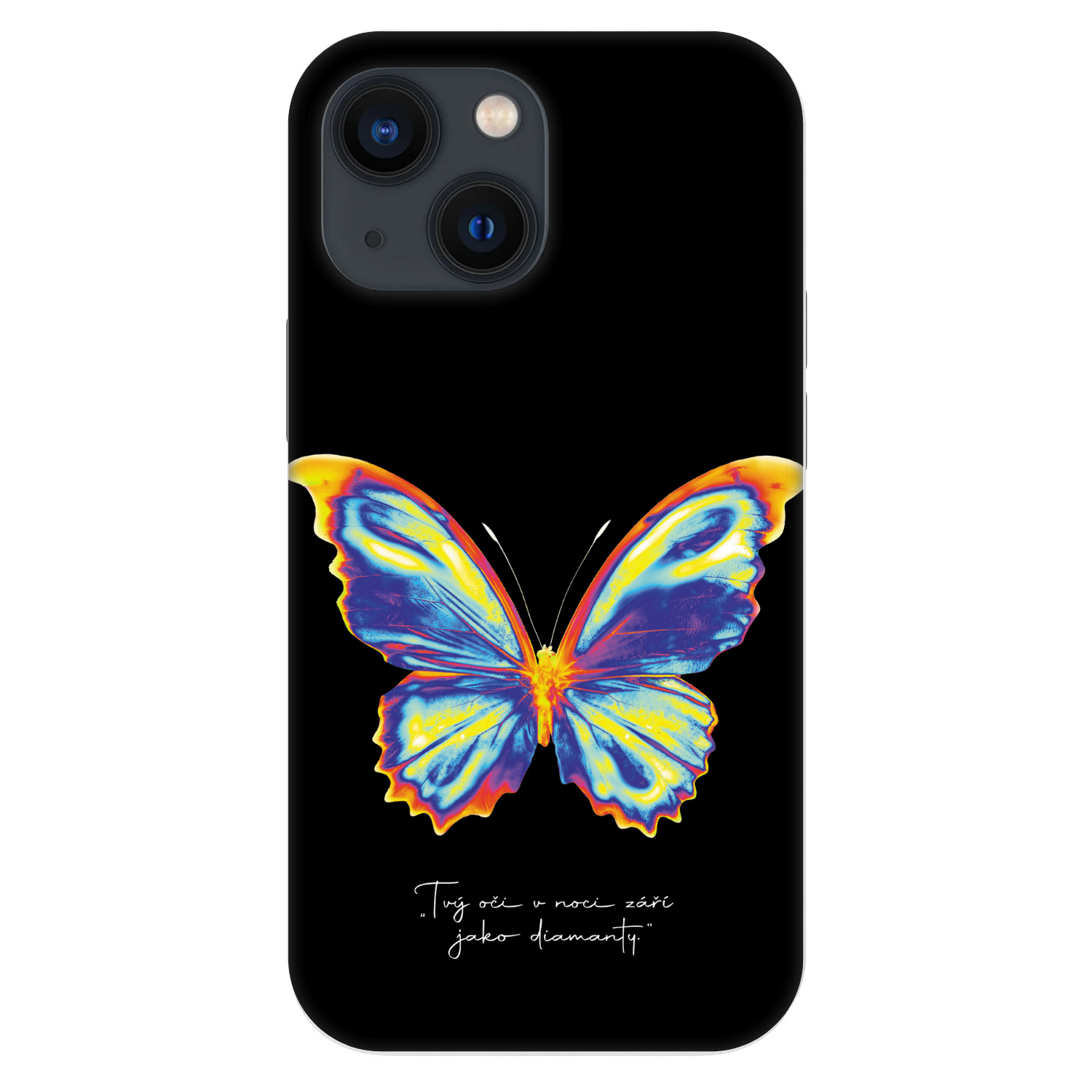 Picasee Fashion Case Apple iPhone 13 mini - Diamanty Black