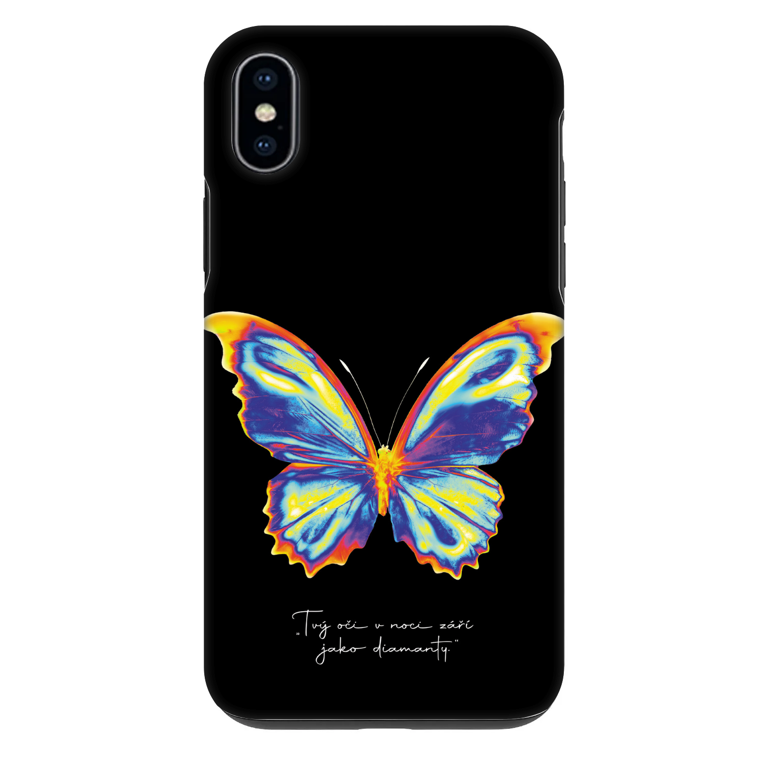 Picasee Fashion Case Apple iPhone XS Max - Diamanty Black