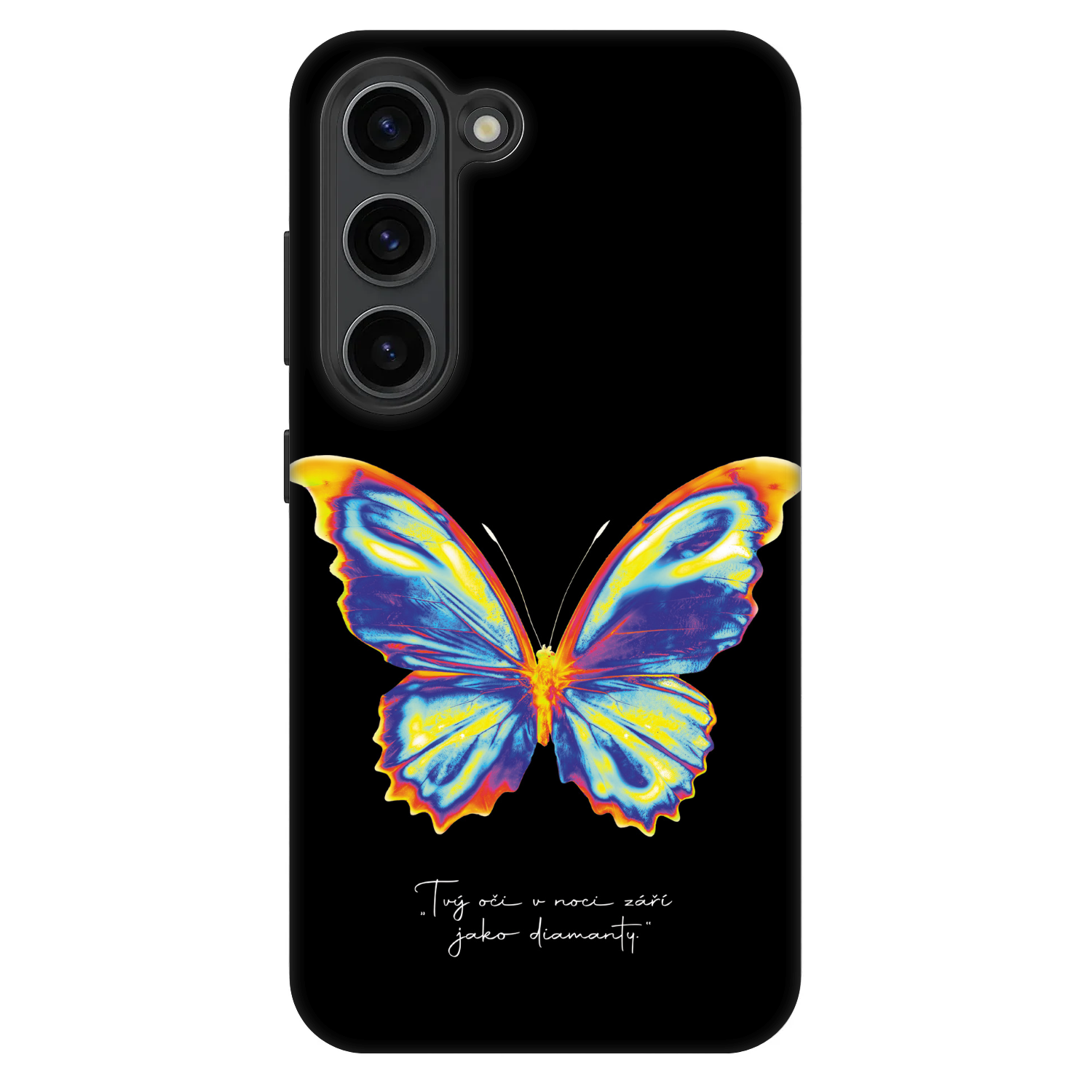 Picasee Fashion Case Samsung Galaxy S23+ 5G - Diamanty Black