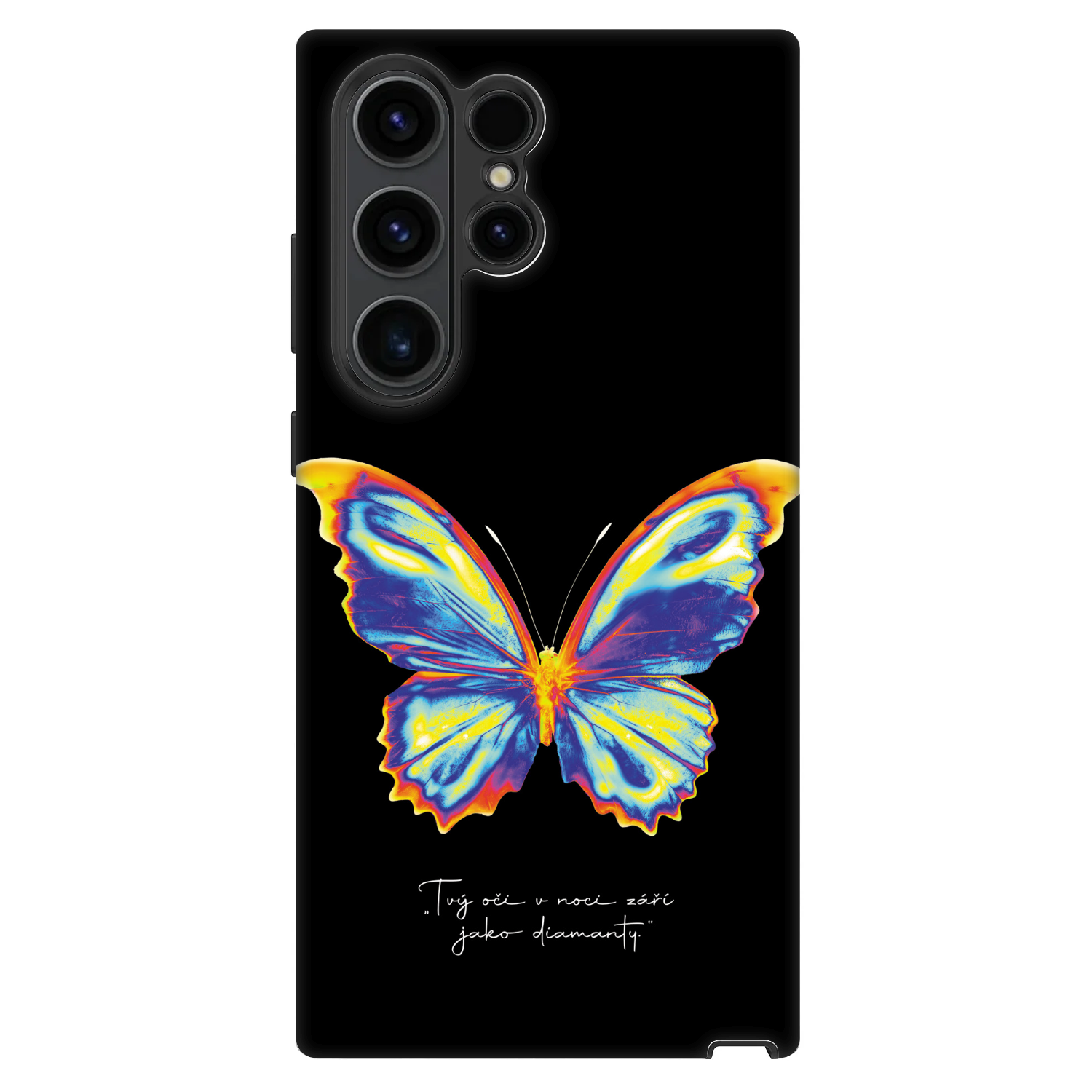 Picasee Fashion Case Samsung Galaxy S22 Ultra 5G - Diamanty Black