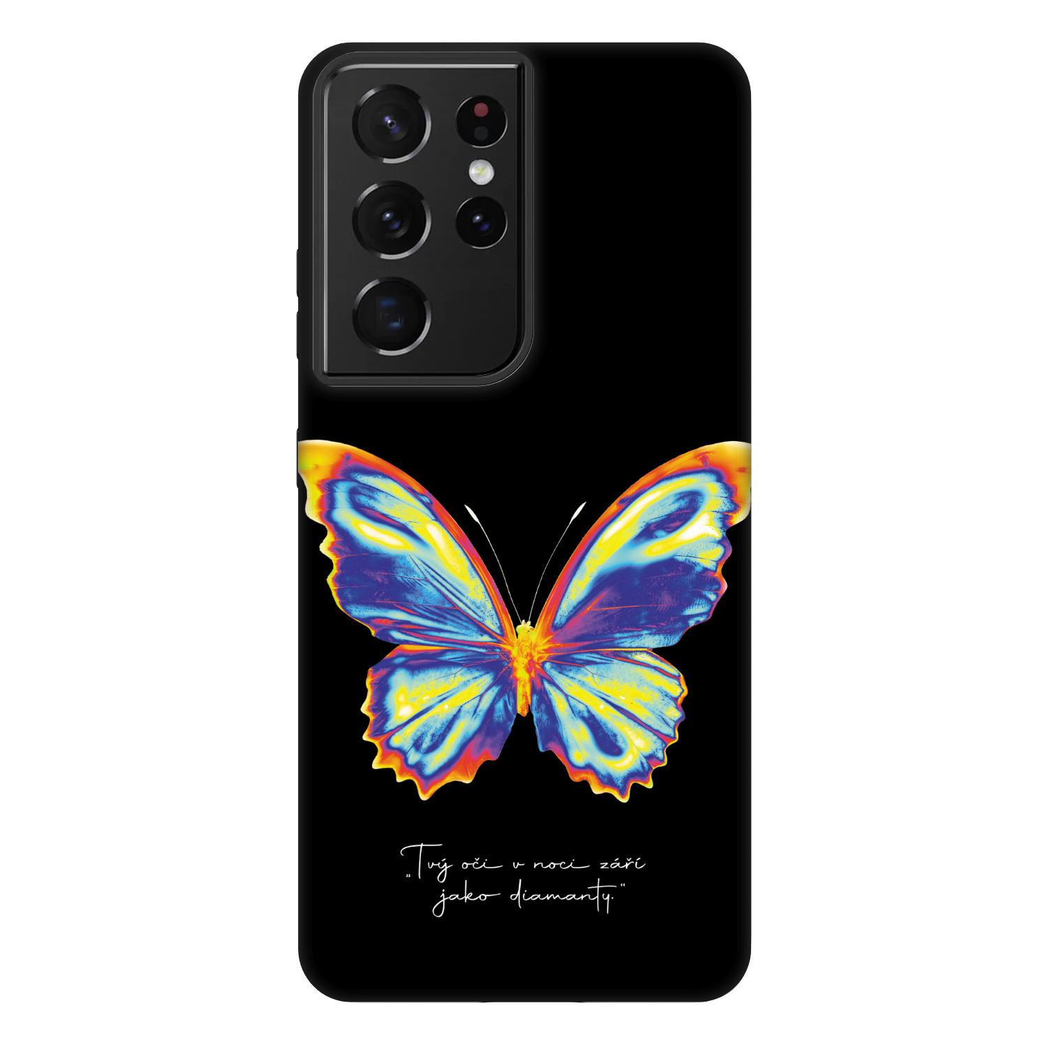 Picasee Fashion Case Samsung Galaxy S21 Ultra 5G G998B - Diamanty Black