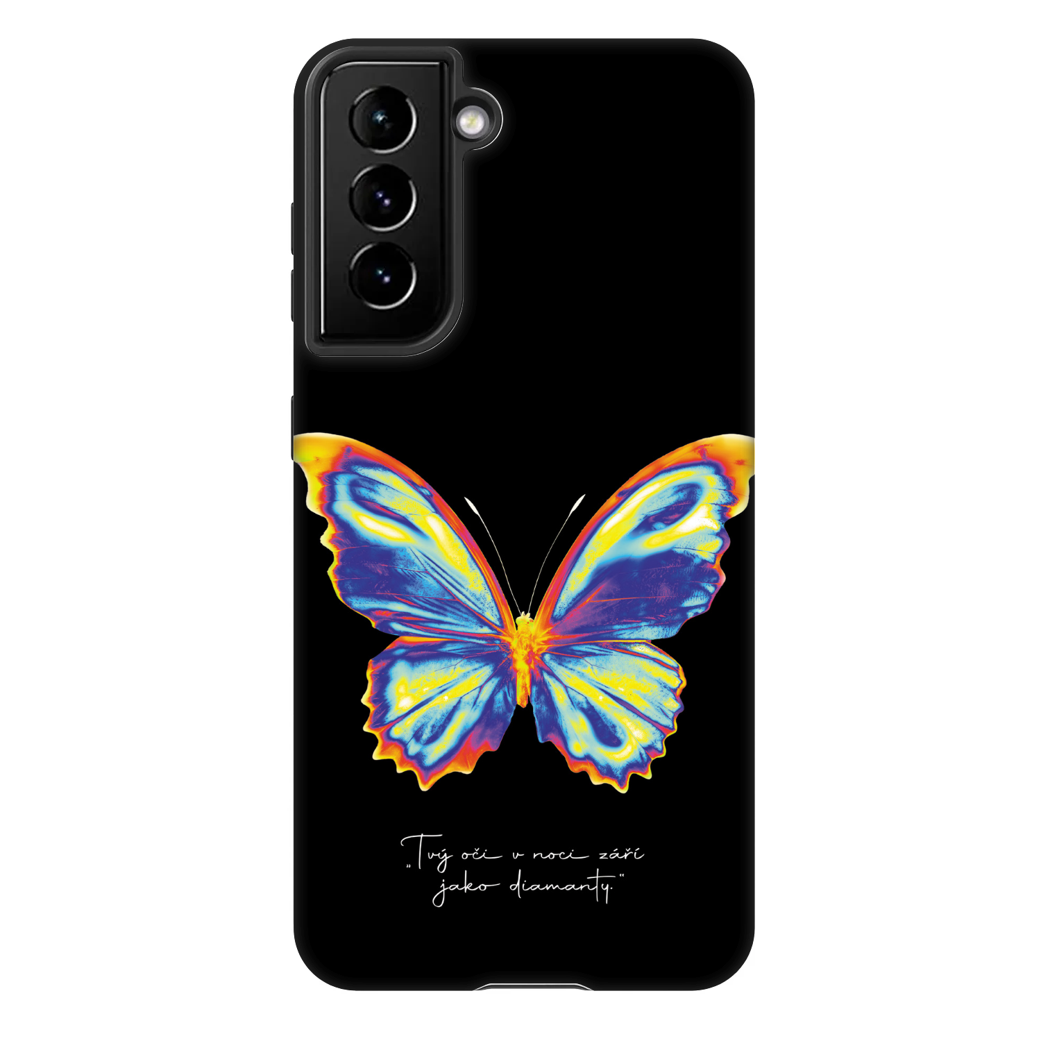 Picasee Fashion Case Samsung Galaxy S21 5G G991B - Diamanty Black