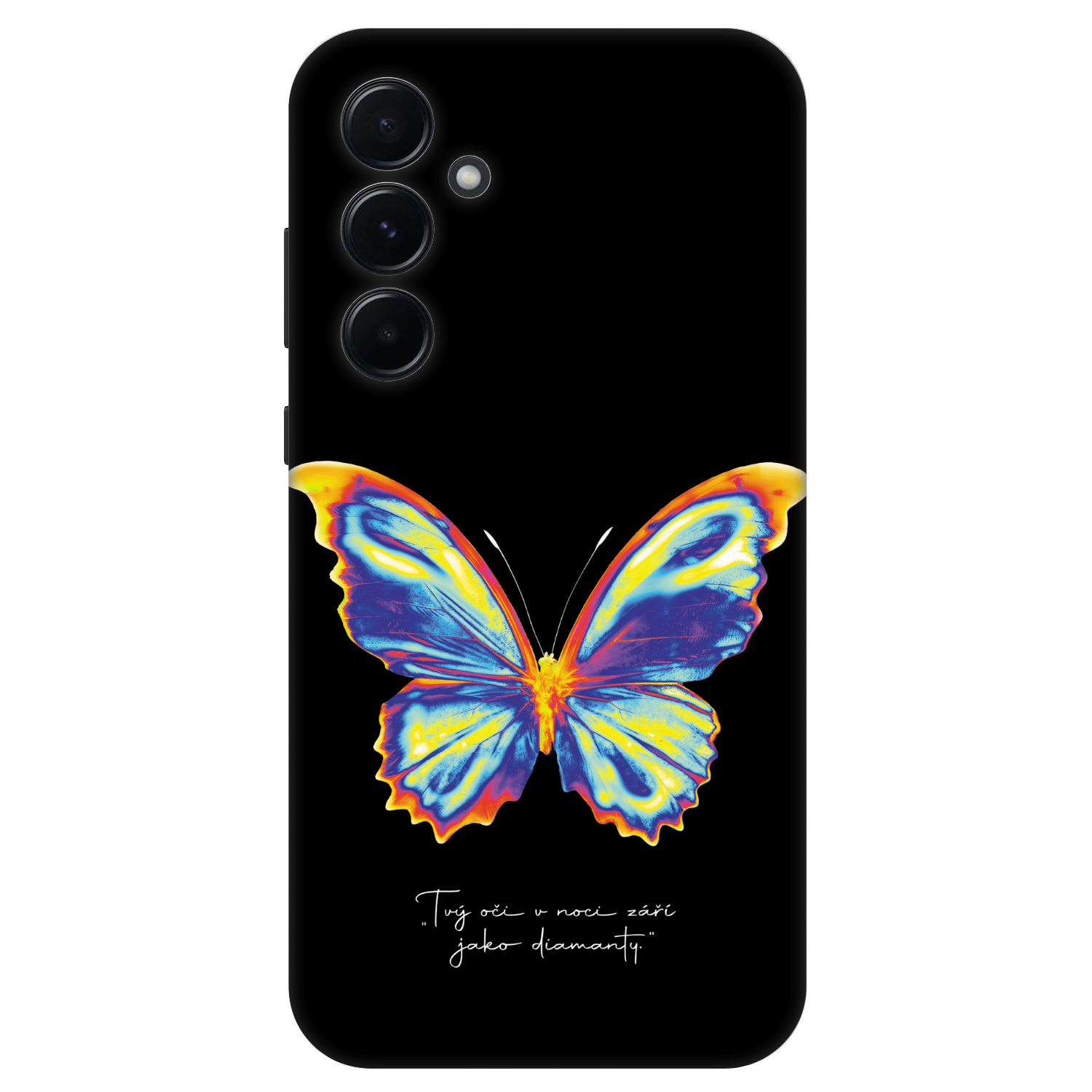Picasee Fashion Case Samsung Galaxy A55 5G A556B - Diamanty Black