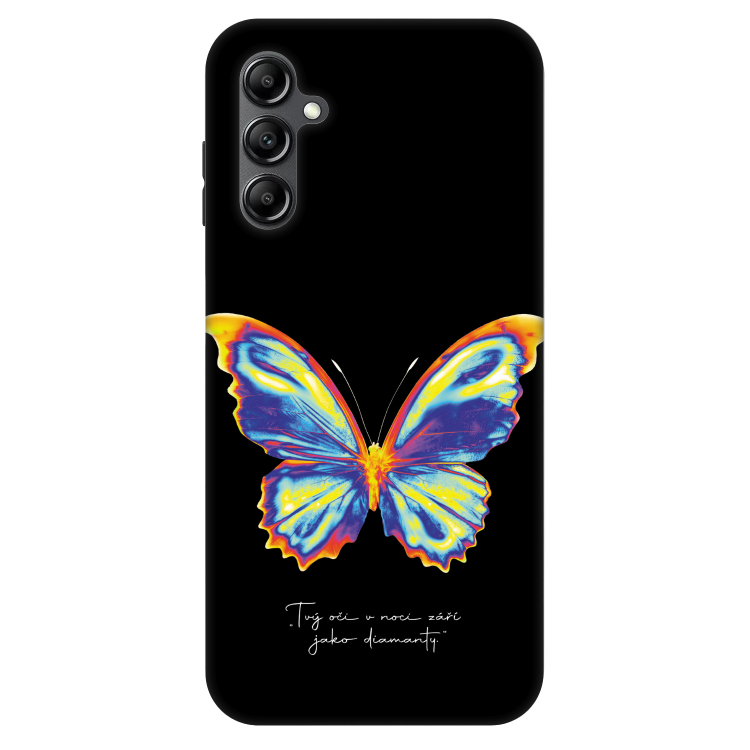 Picasee Fashion Case Samsung Galaxy A14 4G A145R - Diamanty Black