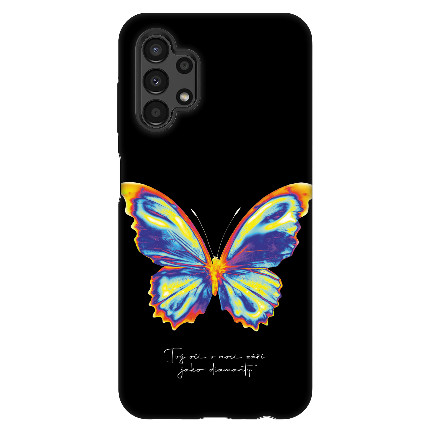 Picasee Fashion Case Samsung Galaxy A13 4G A135 - Diamanty Black