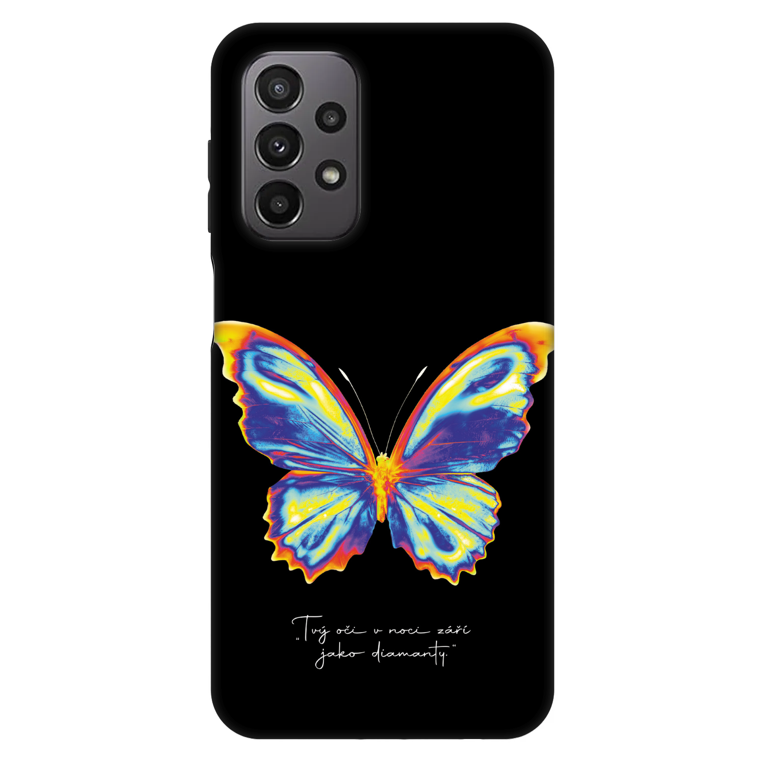 Picasee Fashion Case Samsung Galaxy A23 A235F 4G - Diamanty Black