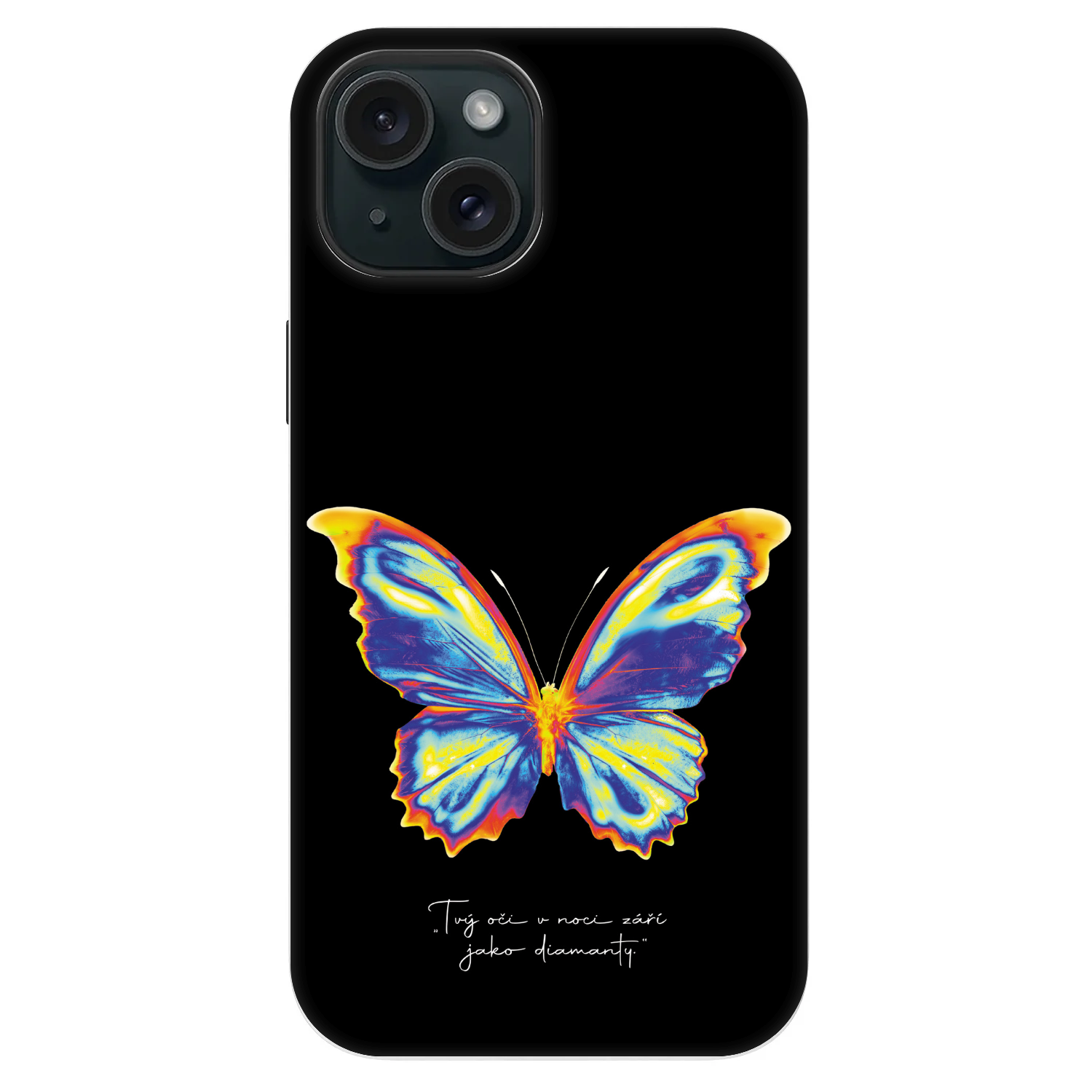 Picasee Fashion Case MagSafe Apple iPhone 14 - Diamanty Black