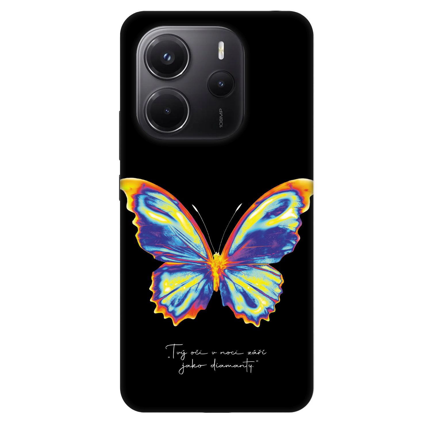 Picasee Fashion Case Xiaomi Redmi Note 14 4G - Diamanty Black