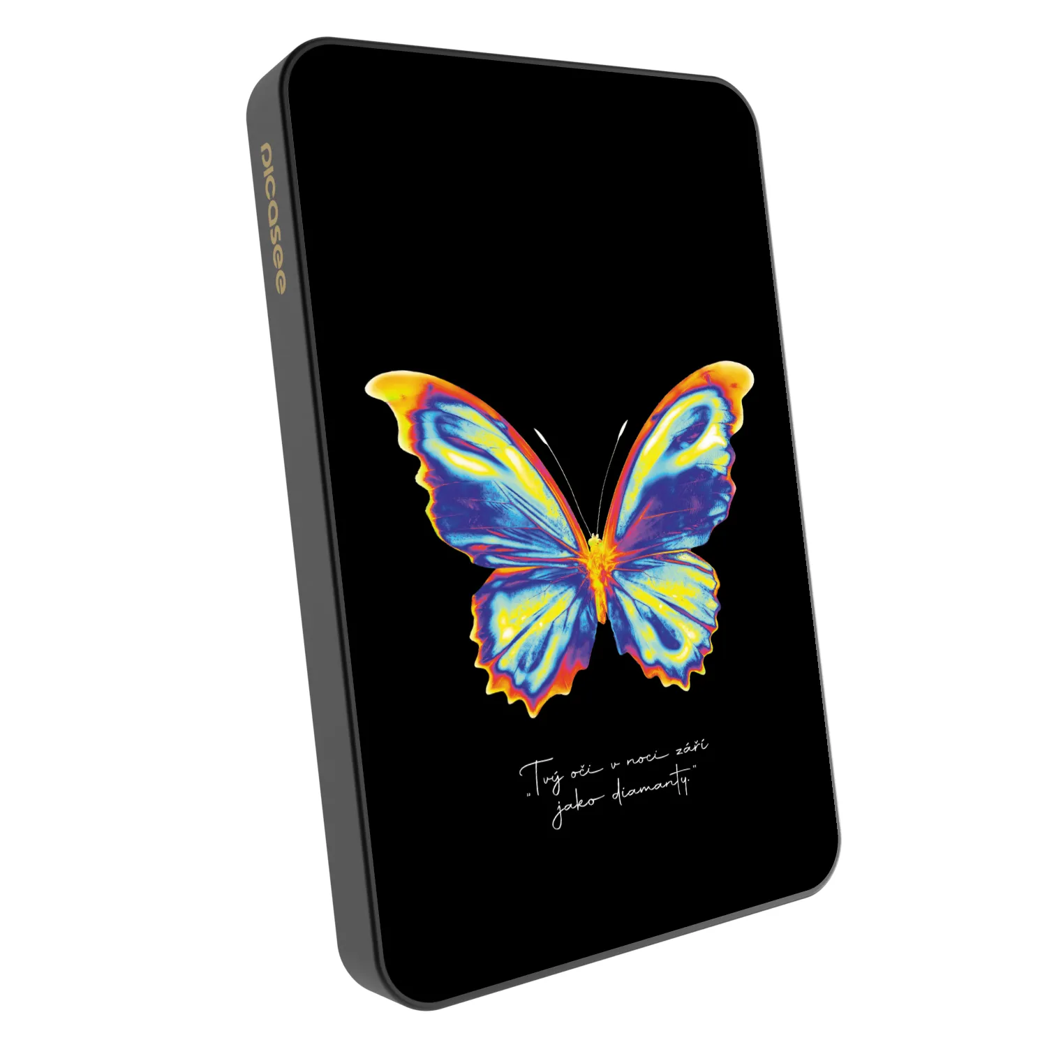 Picasee Powerbank MagSafe 5 000 mAh Szürke - Diamanty Black