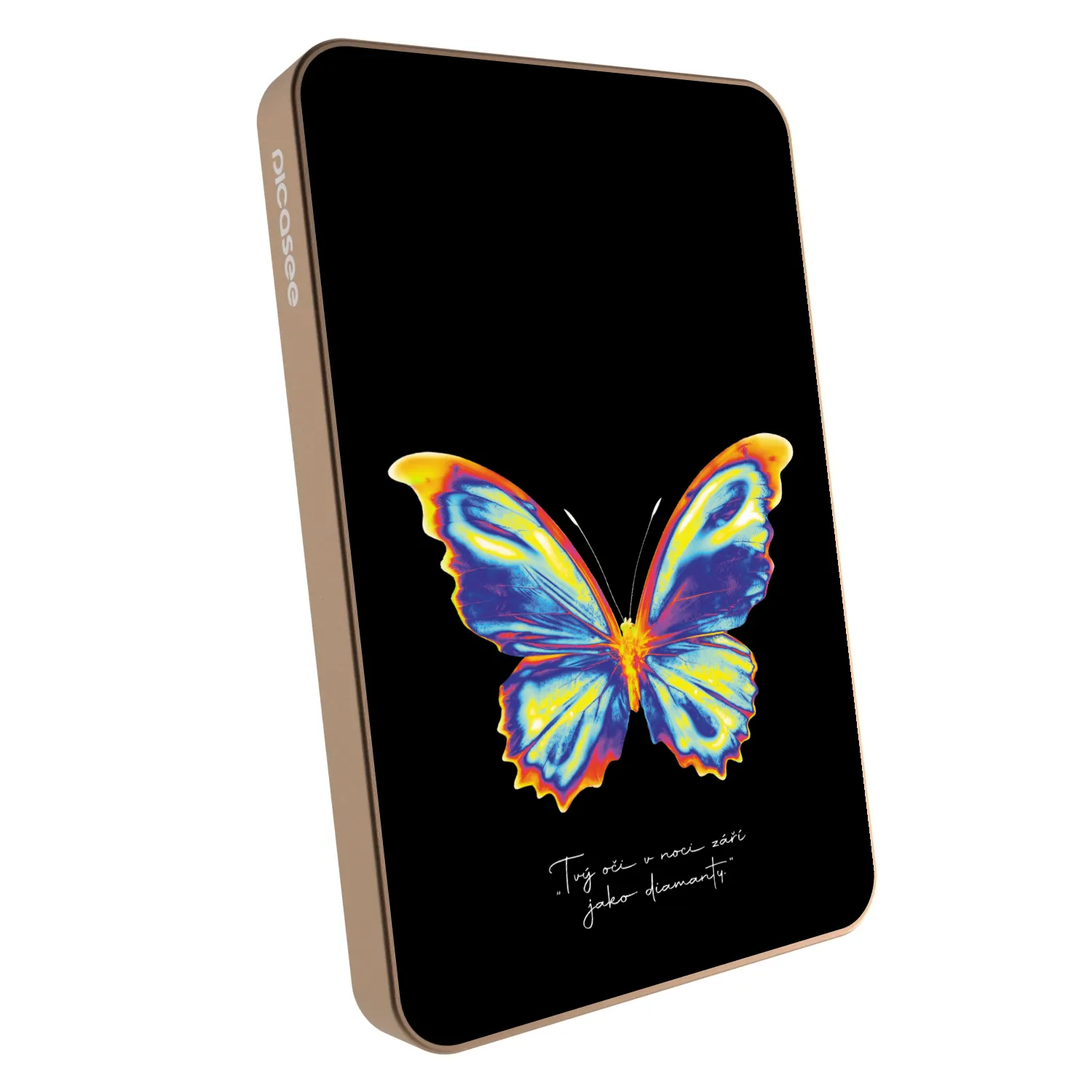 Picasee Powerbank MagSafe 5 000 mAh Aranysárga - Diamanty Black