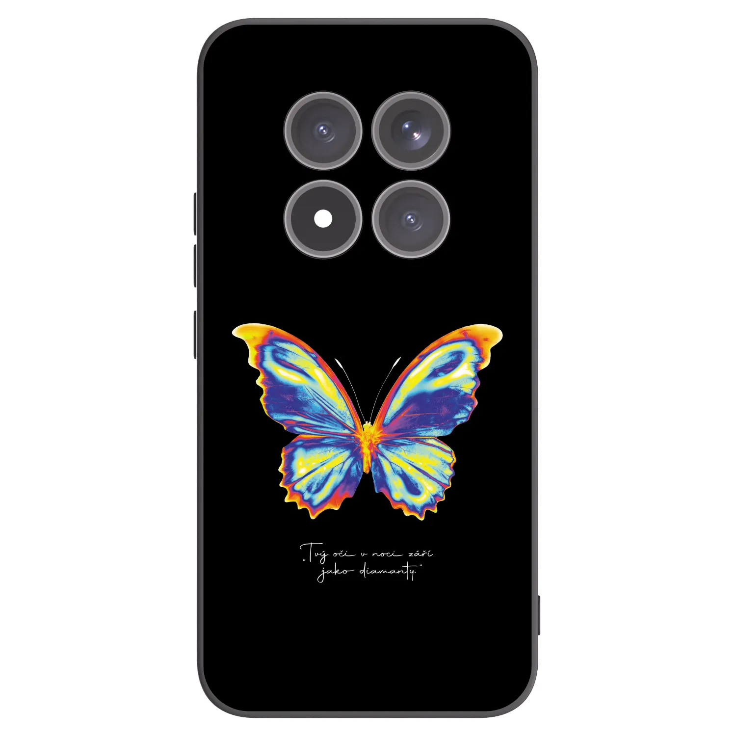 Picasee fekete szilikon tok az alábbi mobiltelefonokra Xiaomi Redmi Note 15 Pro+ - Diamanty Black